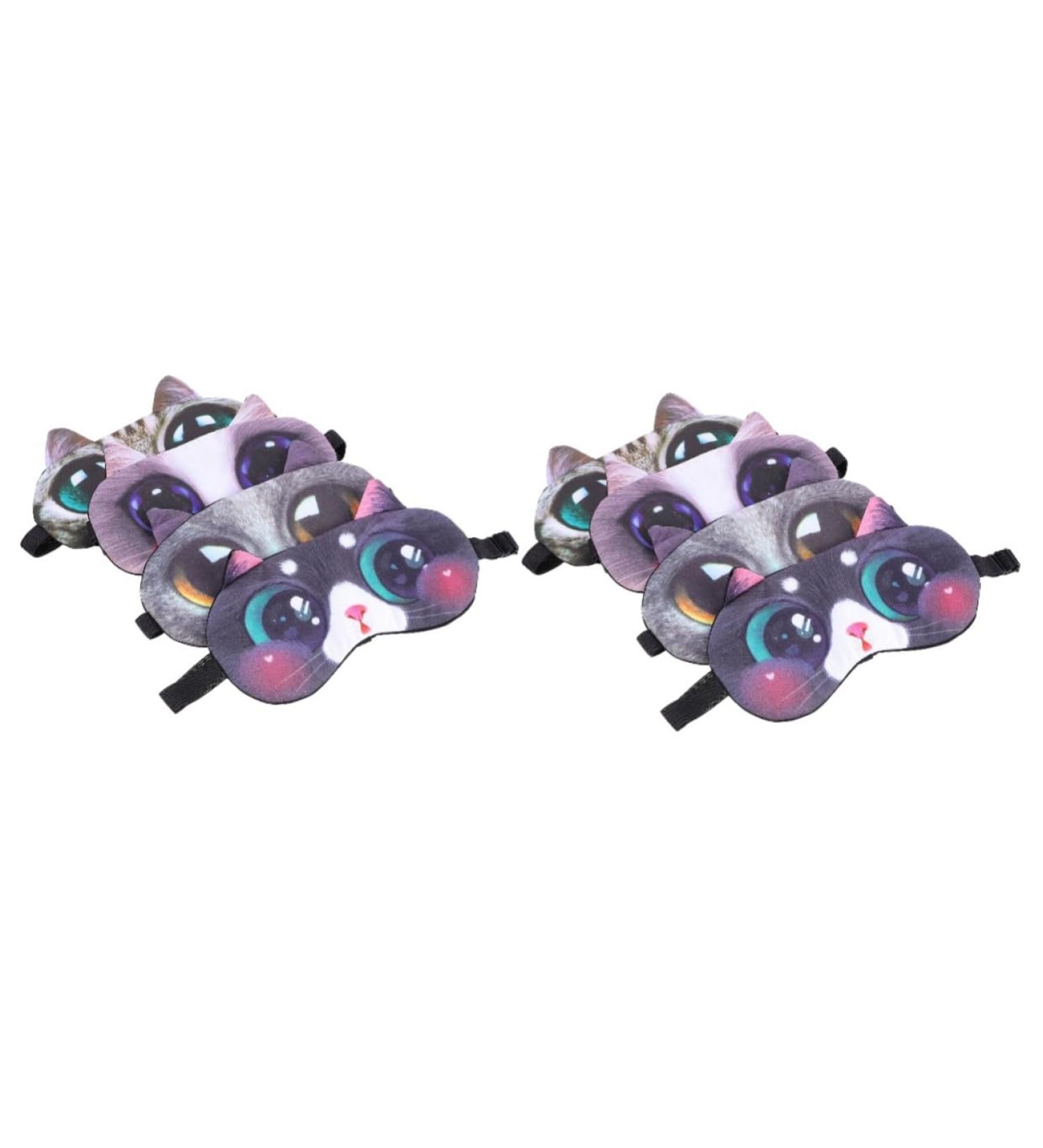 Buy Gatuida Eye Mask - 8 Pcs Cartoon Cotton Blindfold Sleep Mask for Ultimate Comfort | International Shipping Available - Buy Online on GoSupps.com