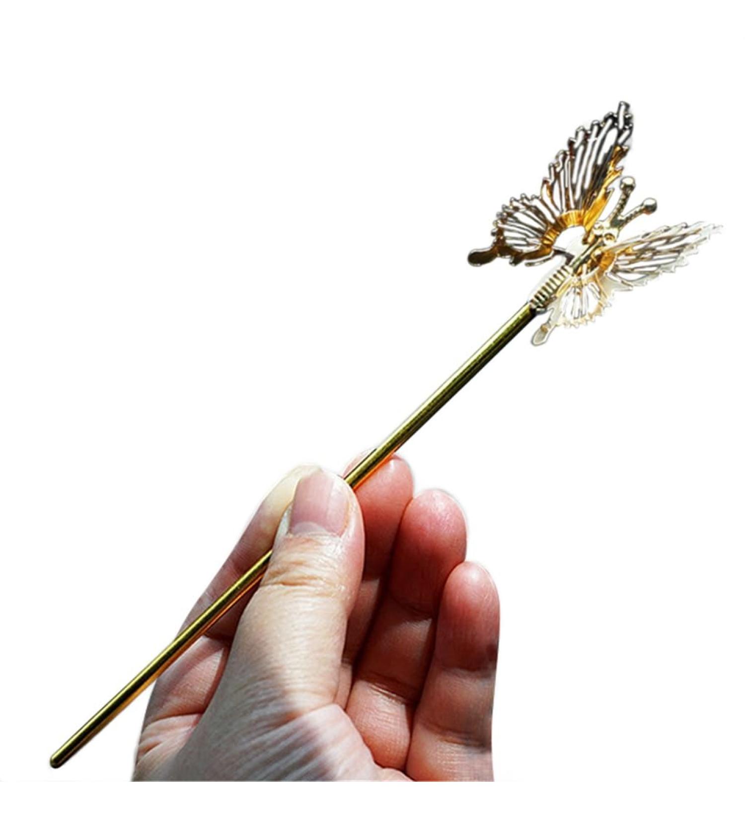 PLCPDM Headwear Pearls Hair Clip Fairy Butterfly-Nymph Headwear Vintage Photography Party Bride Wedding HeadPieces - Buy Online on GoSupps.com