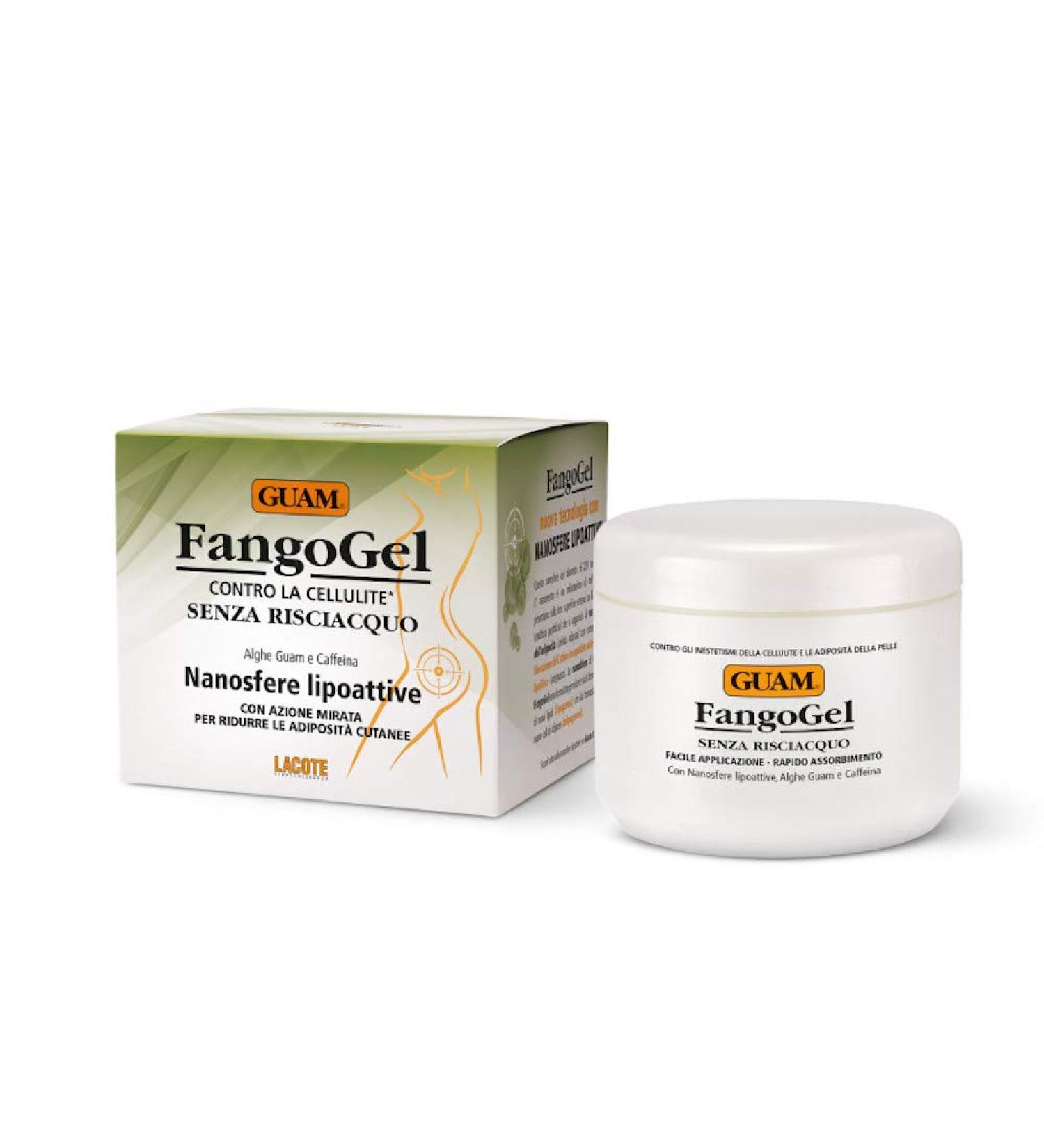GUAM FangoGel Anti Cellulite Gel - Natural Seaweed Skin Tightening Treatment | 13.5 OZ | No Rinse Lipolytic Effect | Guam Beauty - Buy Online on GoSupps.com