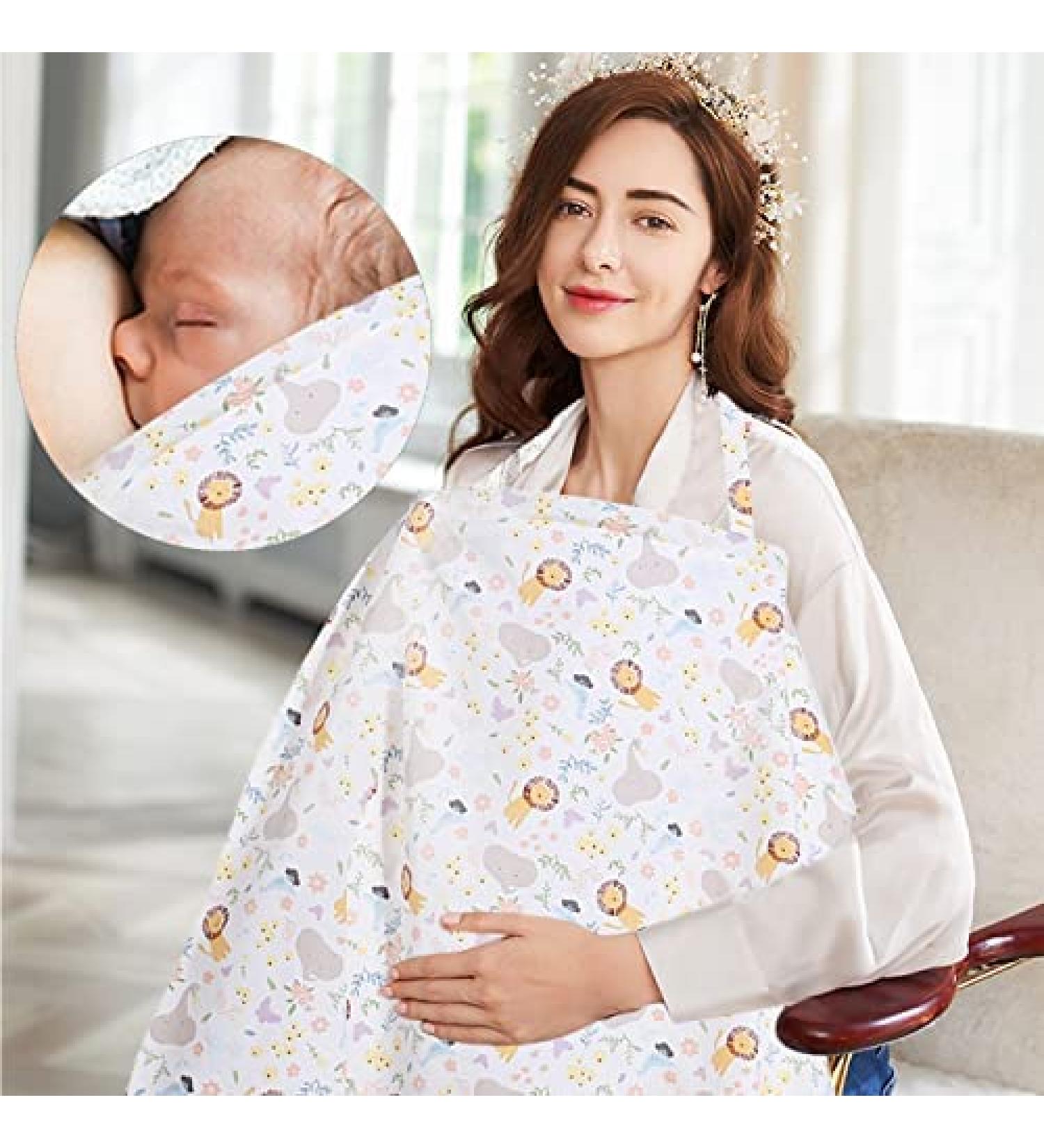 Adjustable Nursing Apron with Washable Pads | Breathable Cotton & All-Round Protection - Perfect for New Moms - Buy Online on GoSupps.com