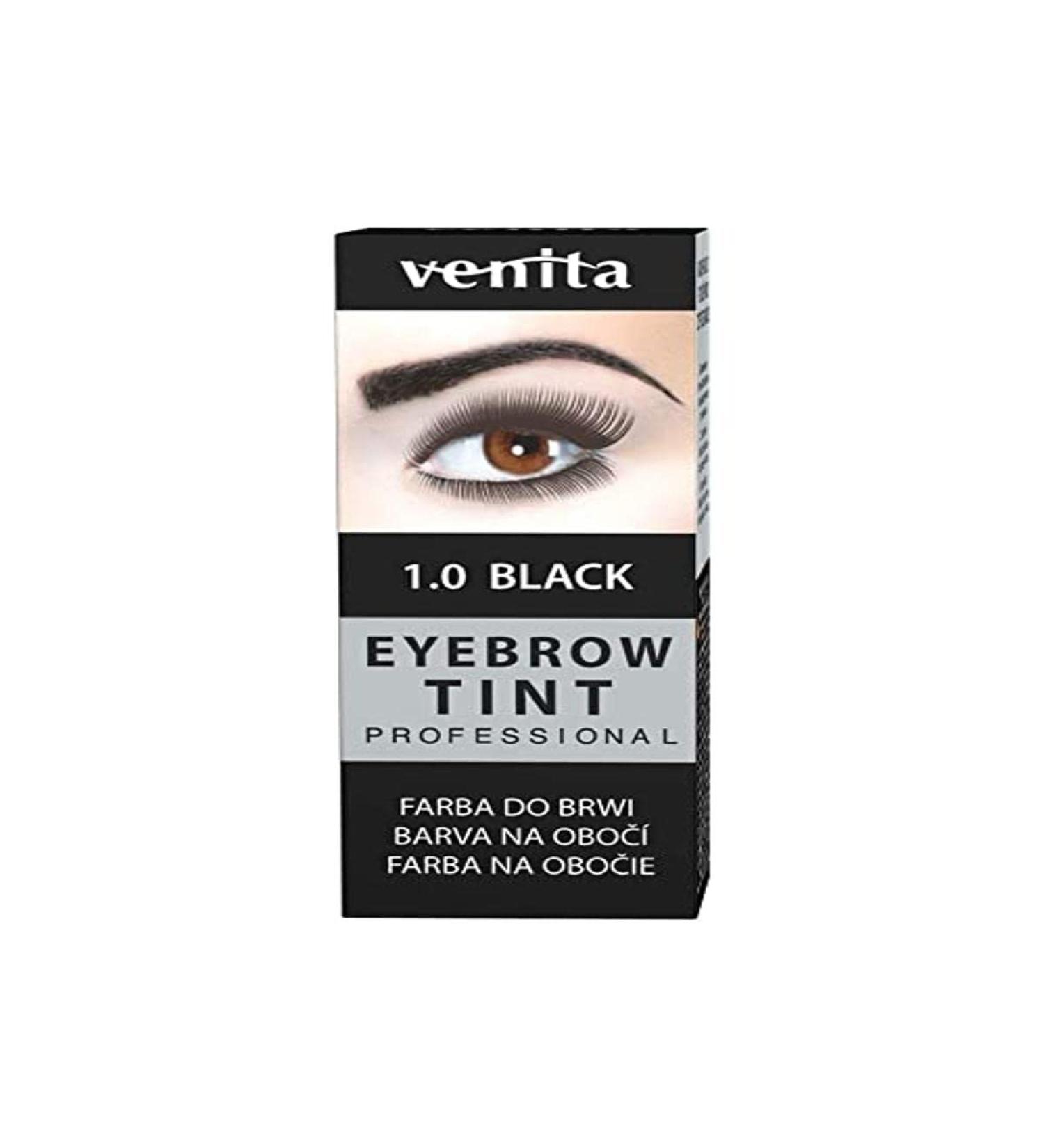Venita Professional Eyebrow Tint 1.0 Black 15 ml