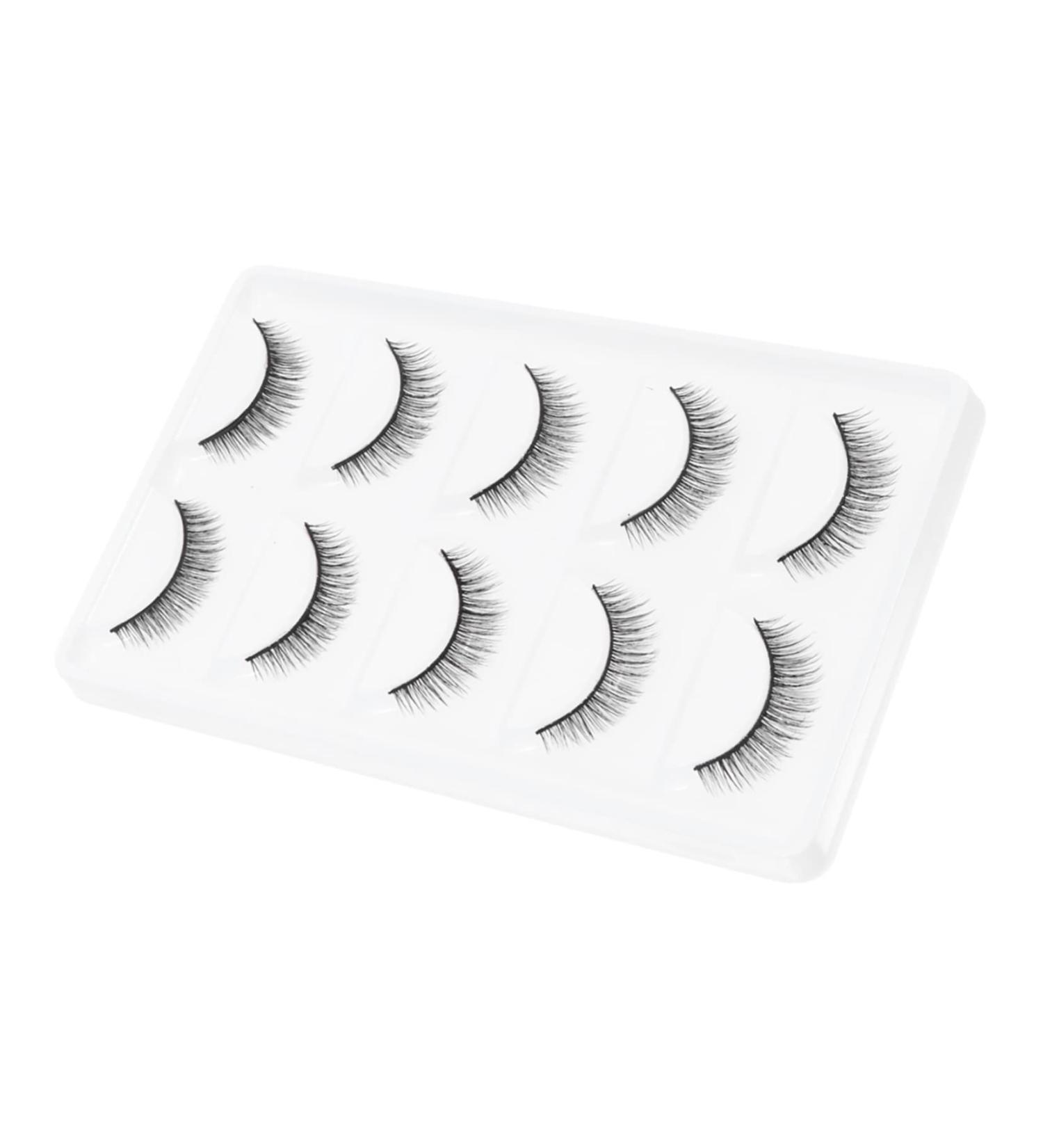 FOMIYES 10 Pairs Short False Eyelashes Handmade Eyelashes Fiber Makeup Eyelashes Fake Cosmetic Eyelashes Artificial Eyelashes Hair Eyelashes Makeup Lash Dense 6d Artificial Fiber Extend - Buy Online on GoSupps.com