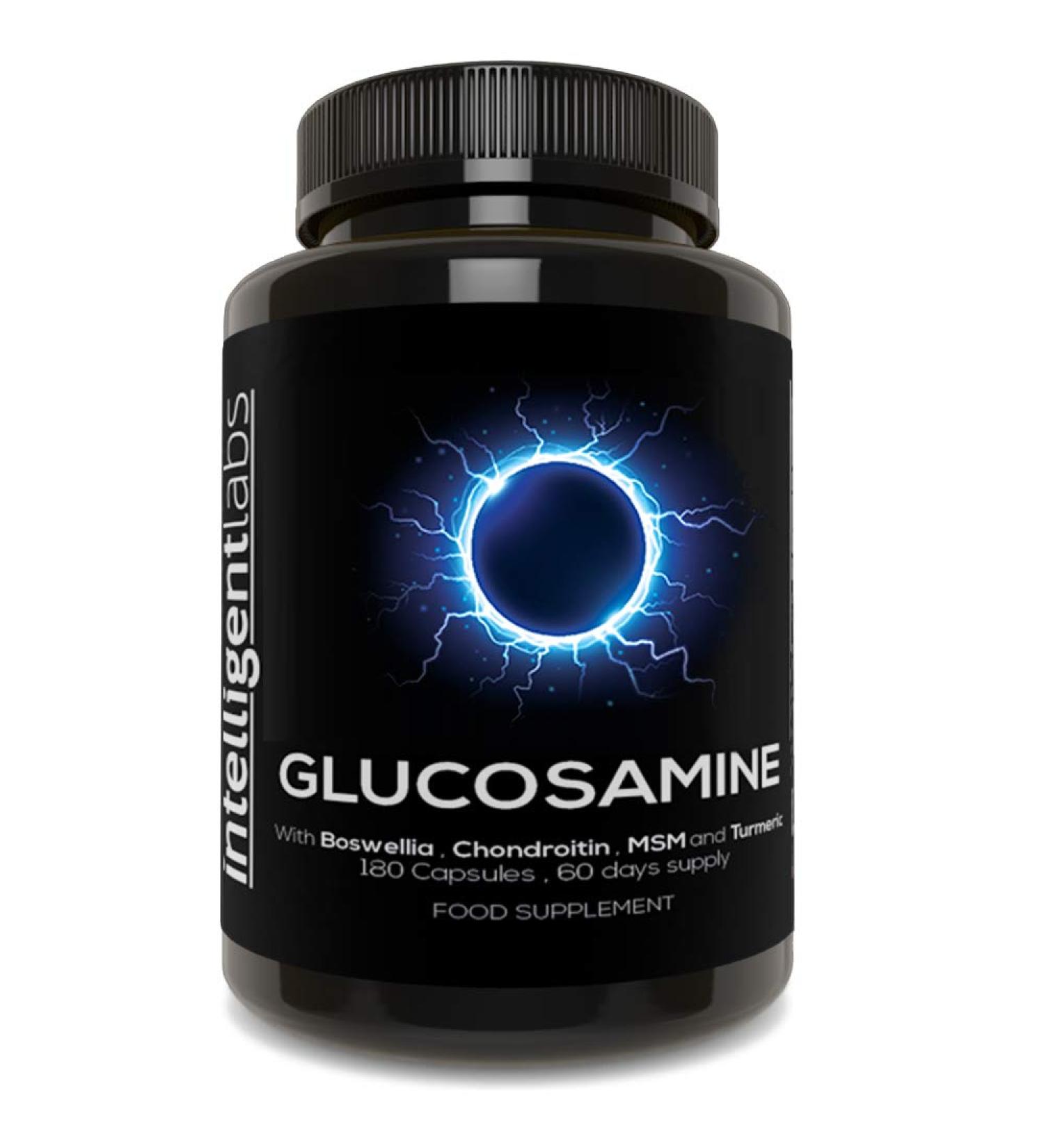 Glucosamine Chondroitin MSM Complex | 180 Capsules | Immune Support | Joint Care with Turmeric, Boswellia & Quercetin - Buy Online on GoSupps.com
