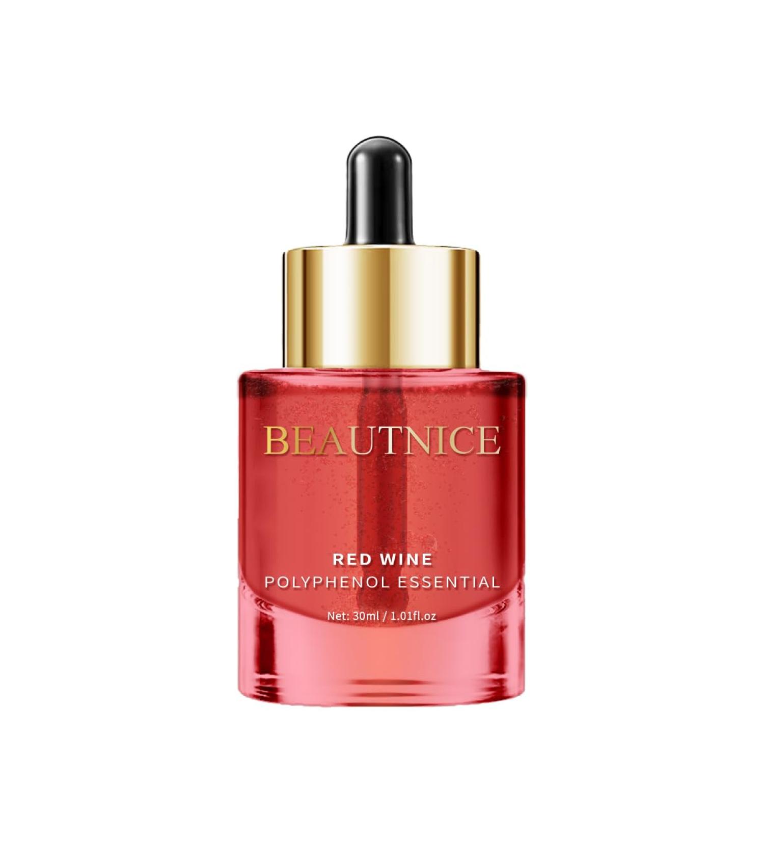 Beautnice Red Wine Polyphenol Essential Facial Serum Anti-Aging Skin Care French Oak-Aged Extract 30ml/1.01fl.oz - Buy Online on GoSupps.com