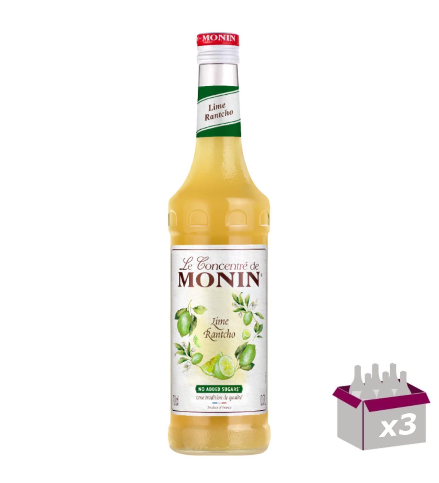 Lot de 3 Sirop - Concentr Rantcho Citron Vert - 70cL