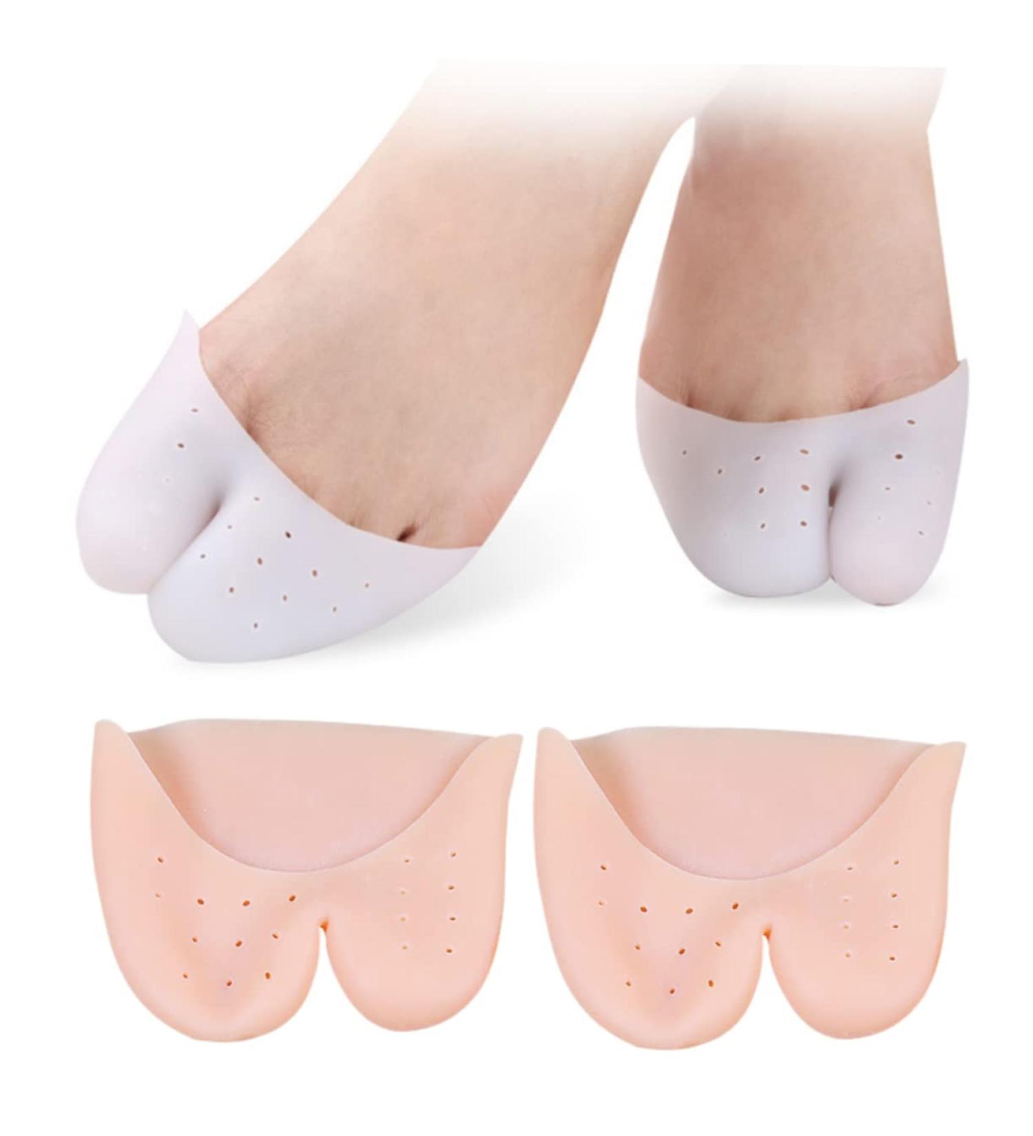 PLAFOPE 2 Pairs Toe Sleeves Shoe Covers for Big Toe Protection - Pointe Cushion Toe Protector with Hole - Buy Online on GoSupps.com