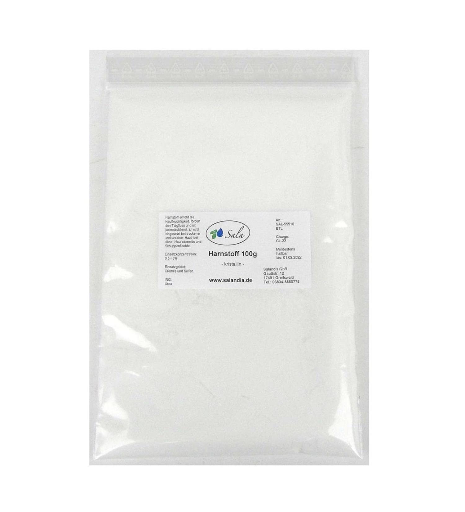 Sala Urea crystalline Ph. Eur. 100 g bag