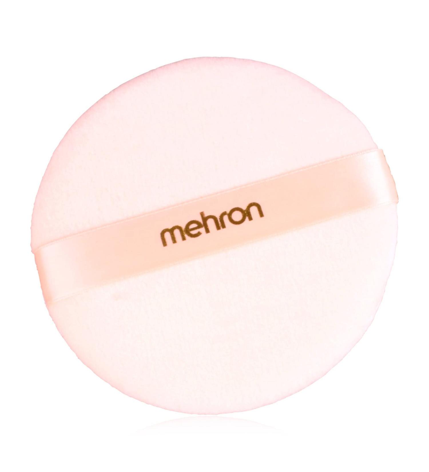 Mehron Makeup Professional Round Powder Puff - 4.75" | Premium Quality for Flawless Application | Fast International Shipping - Buy Online on GoSupps.com