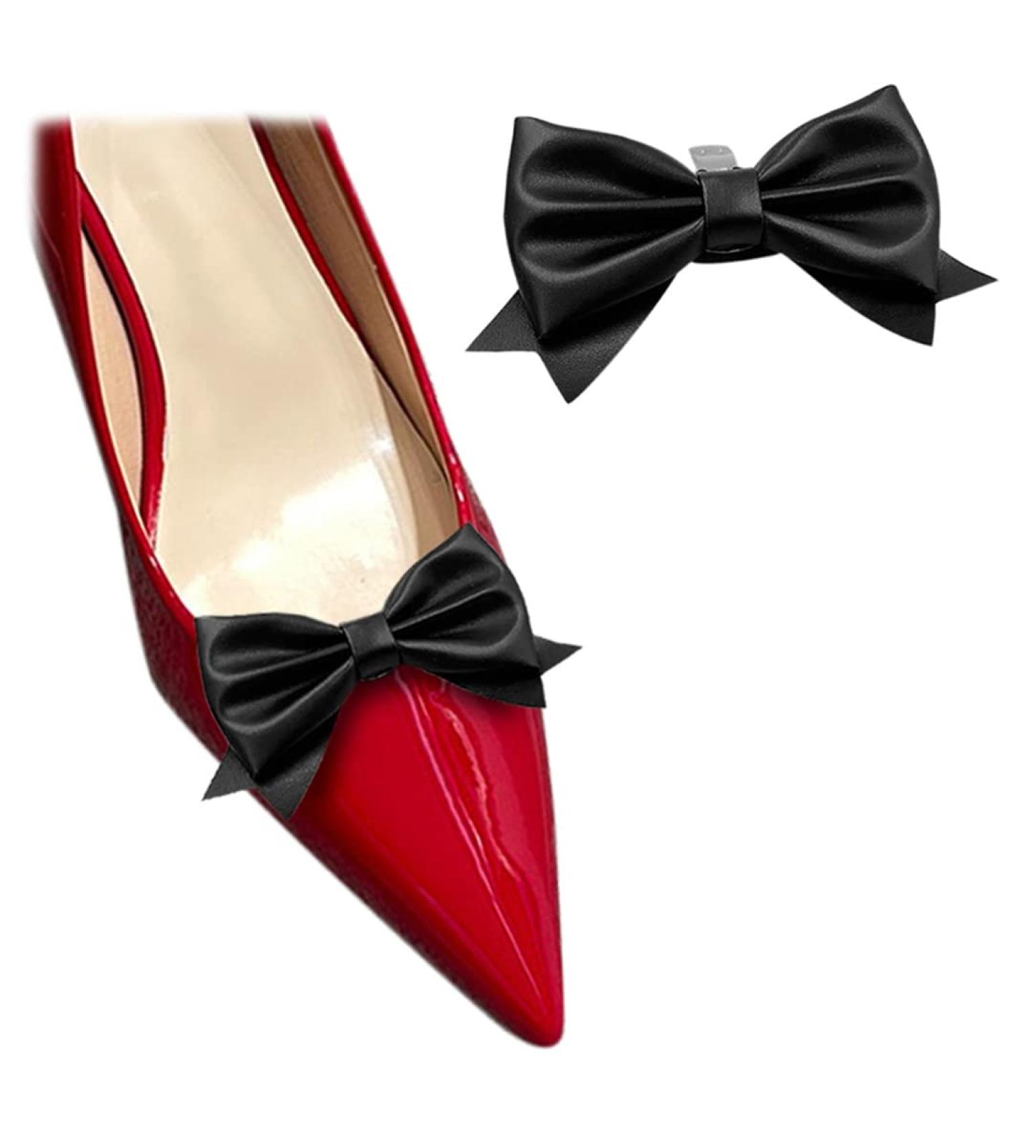 Tsangbaby Multi-Colored Leather Loop Shoe Clips - Removable High Heel Buckles & DIY Accessories for Women - Buy Online on GoSupps.com