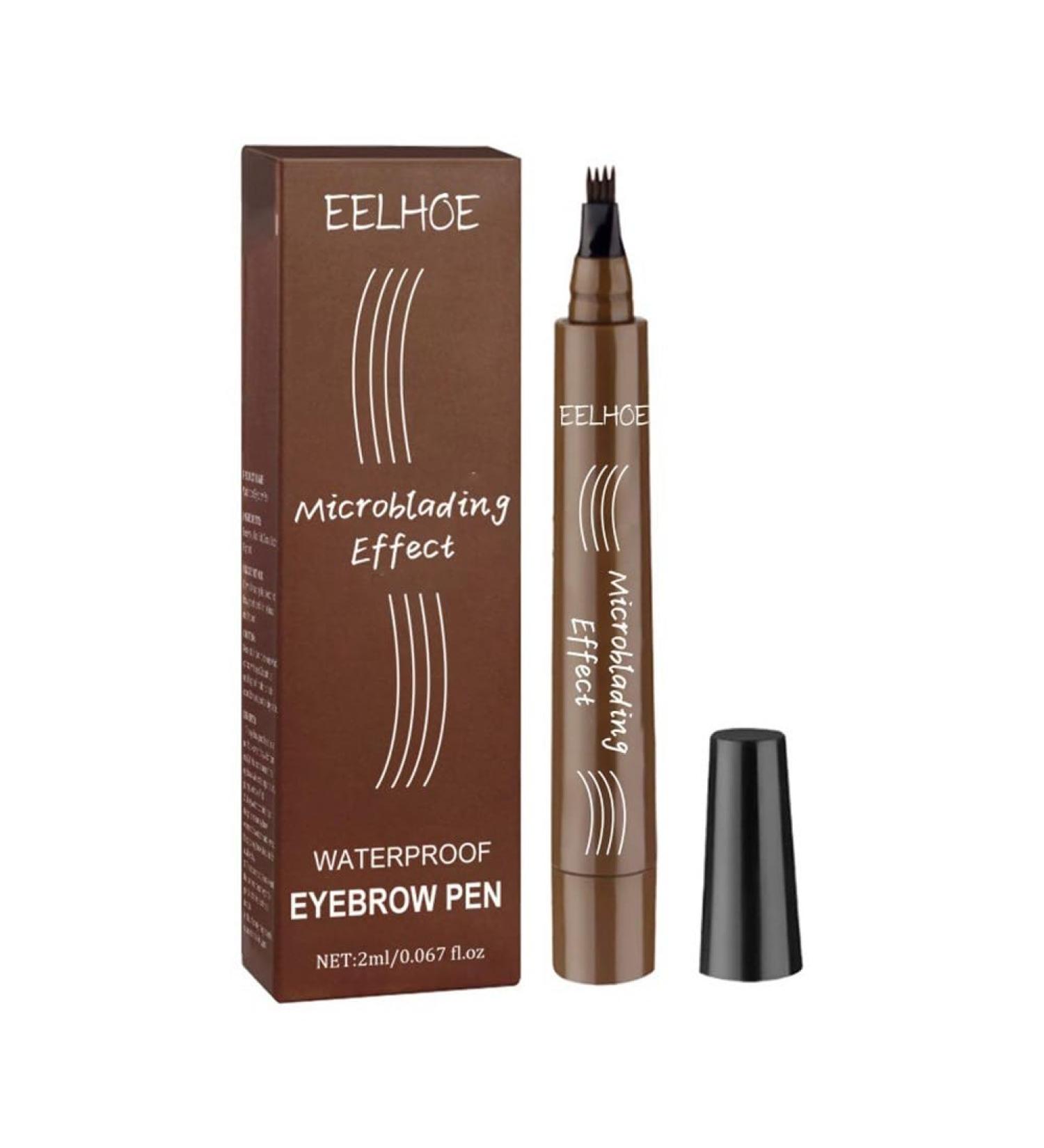 2024 Upgraded Natural Brows Eyebrow Pen Waterproof Natural Brows Eyebrow Pen Eyebrow Pen Waterproof Eyebrow Pencil Dark Brown Upgraded Waterproof Microblading Eyebrow Pen(Light brown) - Buy Online on GoSupps.com