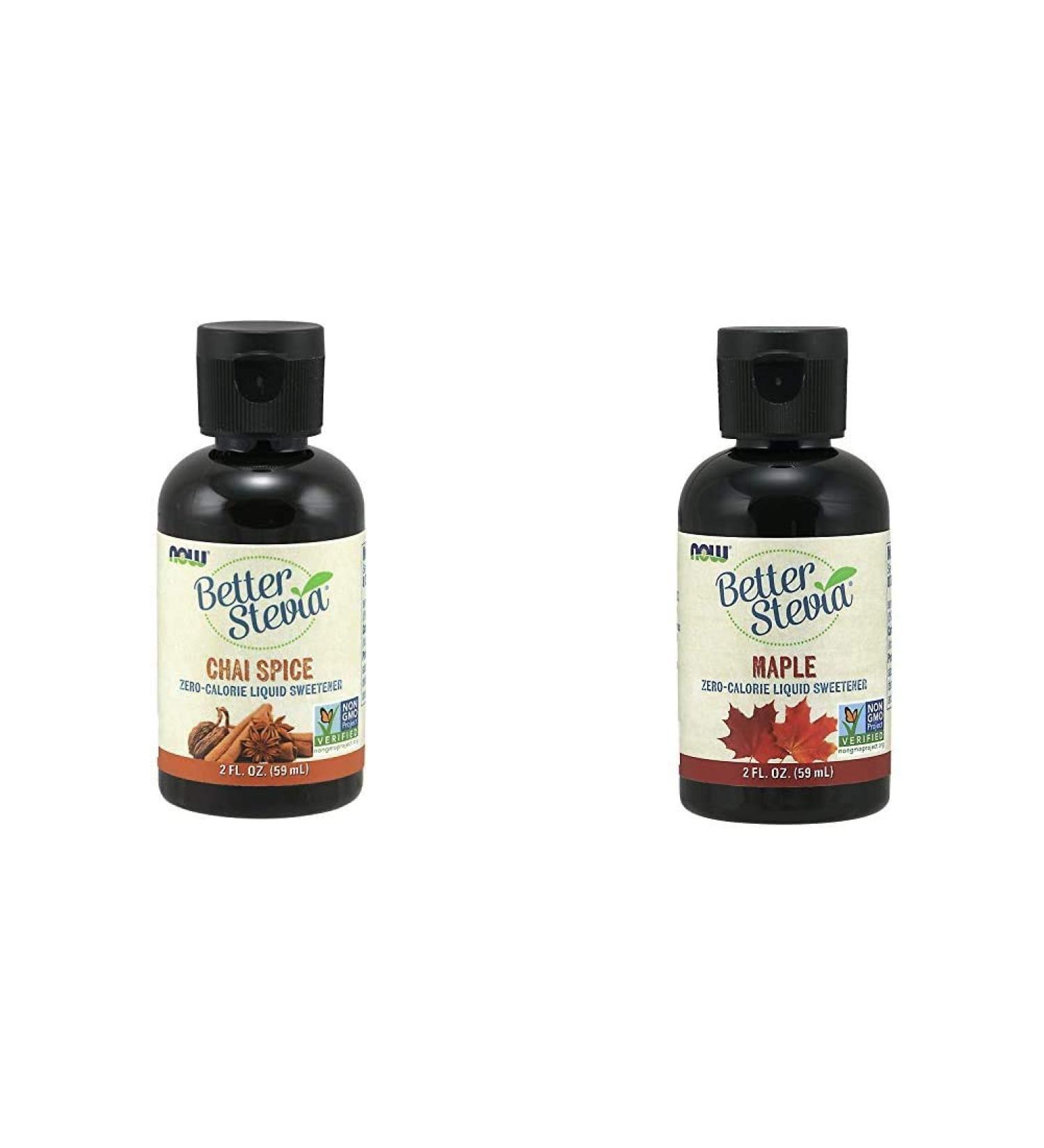 Now Foods Better Stevia Chai Spice Liquid Sweetener - Zero-Calorie 2 fl oz - Buy Online on GoSupps.com