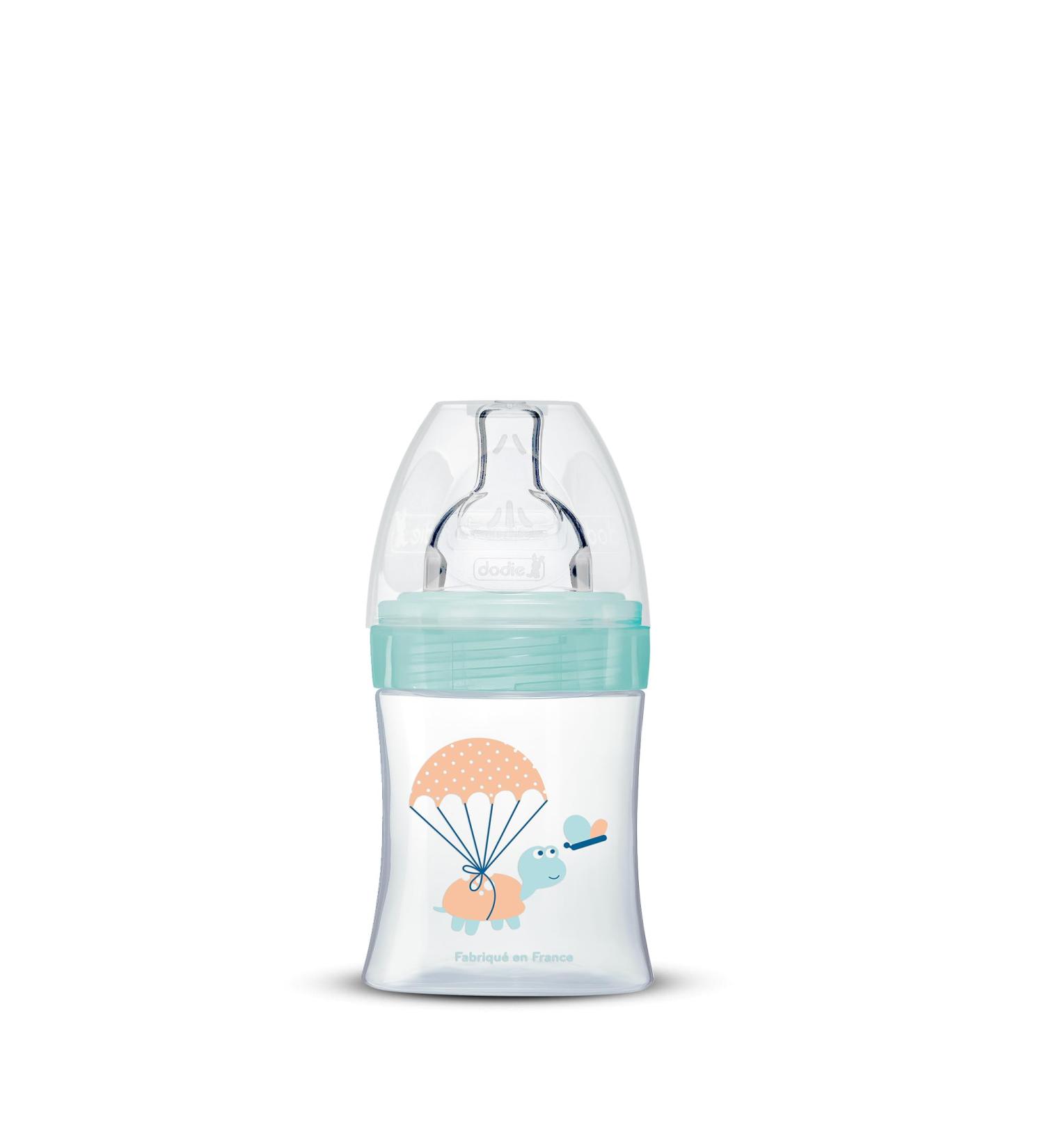 dodie Anti-Colic Sensation+ Air Feeding Bottle Flat Flow 1 0-6 Months 150 ml - Buy Online on GoSupps.com