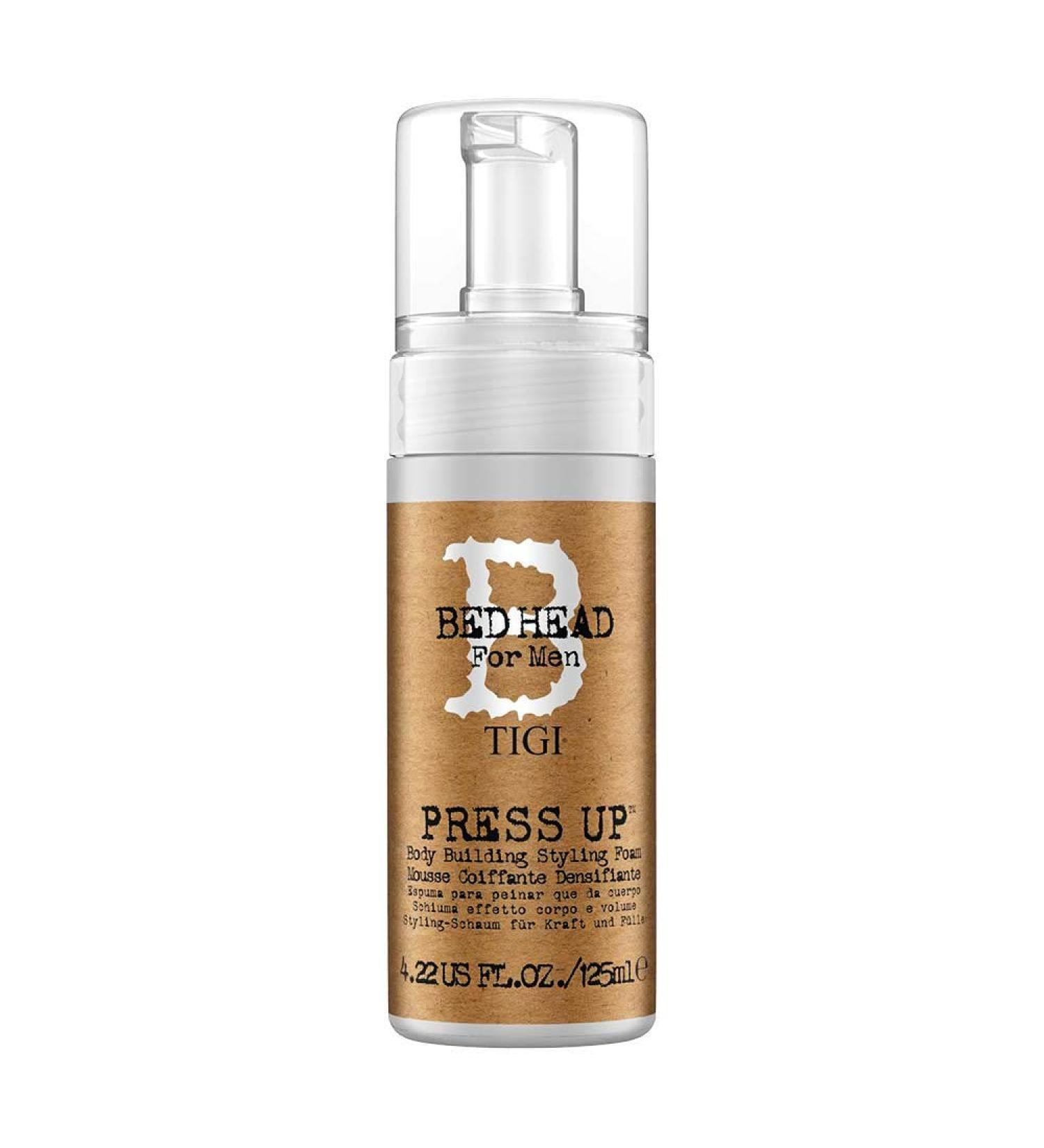 TIGI Bed Head for Men Press Up Thickening Mousse 125ml - Volume-Boosting Foam - Buy Online on GoSupps.com
