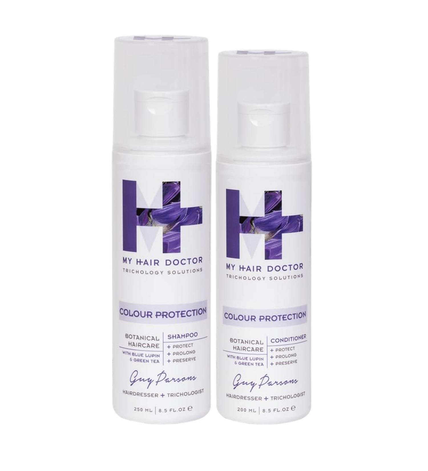  MY HAIR DOCTOR MY HAIR DOCTOR Preserving Colour Protection Shampoo (250 ml) and Conditioner (200 ml) for coloured hair | Sulfate-free - Buy Online on GoSupps.com