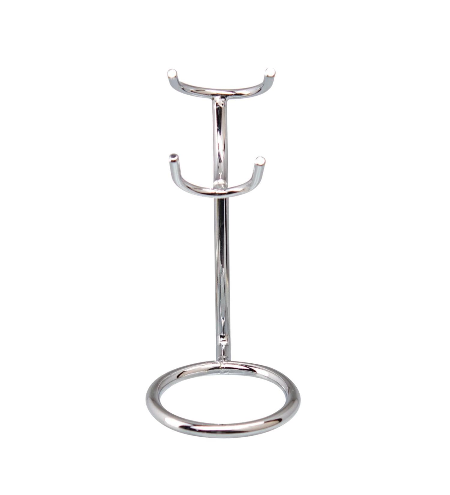 Oshhni Shaving Brush Stand - Heavy Duty Iron Alloy Holder for Men & Barbers - Durable Silver Shaving Brush Hanger - Buy Online on GoSupps.com