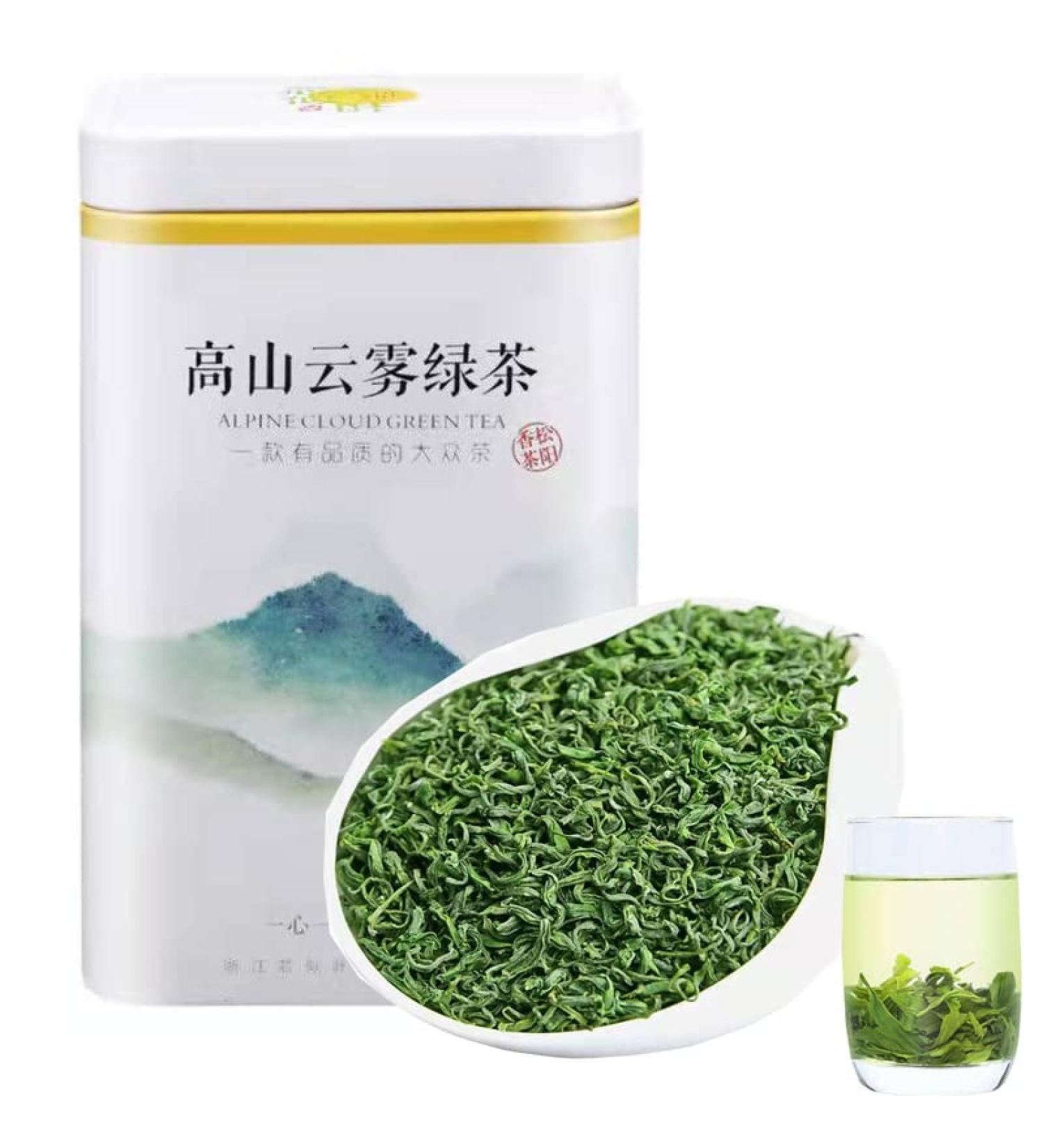 Green Tea - Cloud and Mist Premium Loose Leaf Green Tea (4.40 oz) - Alpine cloud green tea 125g - Buy Online on GoSupps.com