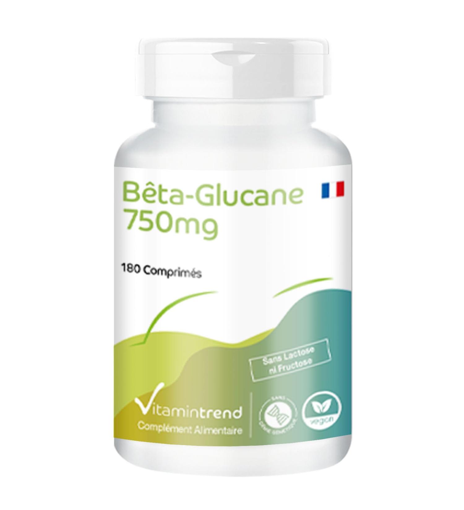Beta-glucan 750mg - high dosage - vegan - 180 tablets - 70% polysaccharides | Vitamintrend  - Buy Online on GoSupps.com