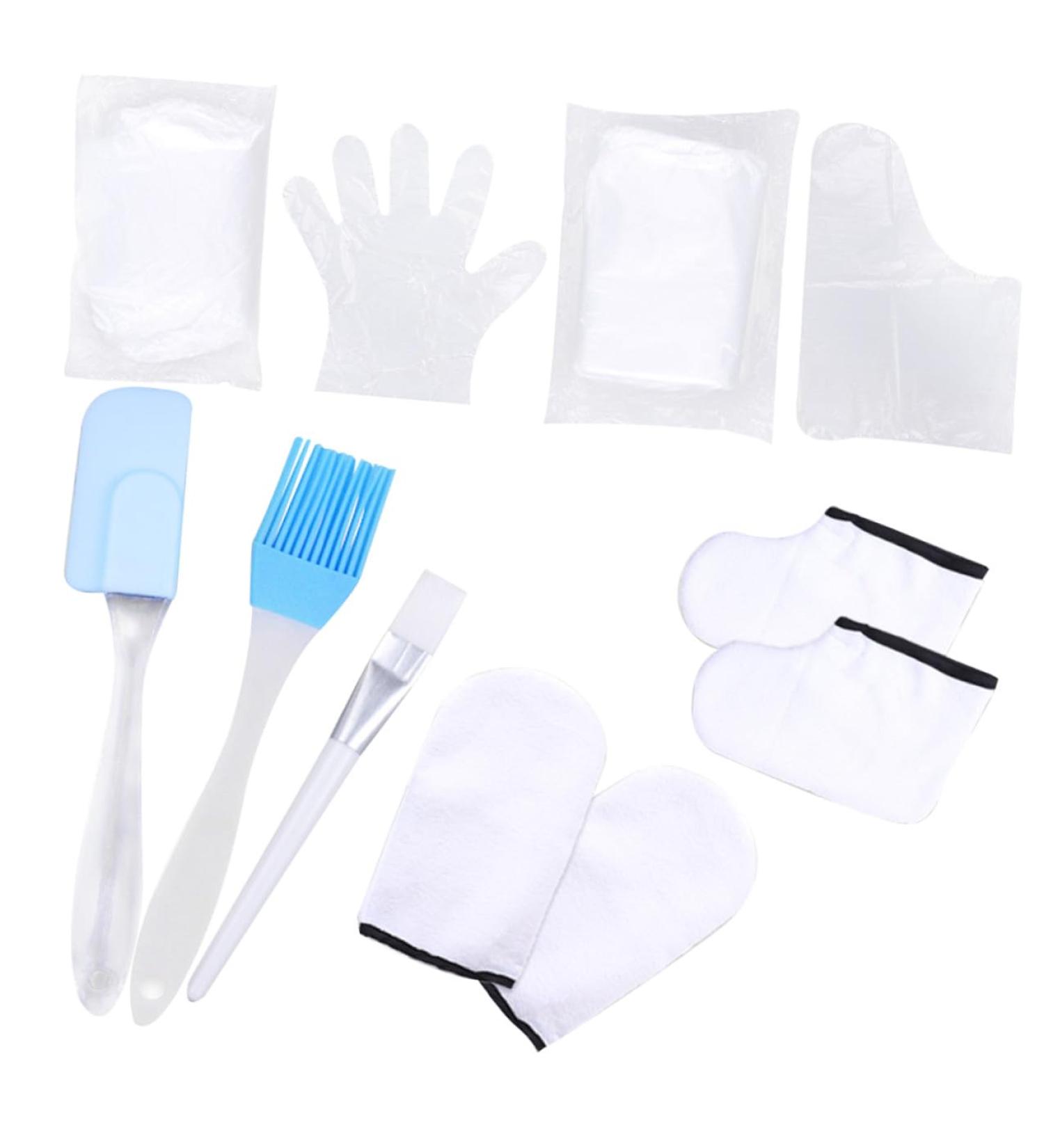 LIFKOME Ensemble de Soins Mains et Pieds Spa Moufles en Paraffine Hydratants Chaussettes en Coton Taille Unique Accessoires Exfoliants pour Bain de Paraffine Produits Couleur Al atoire - Buy Online on GoSupps.com