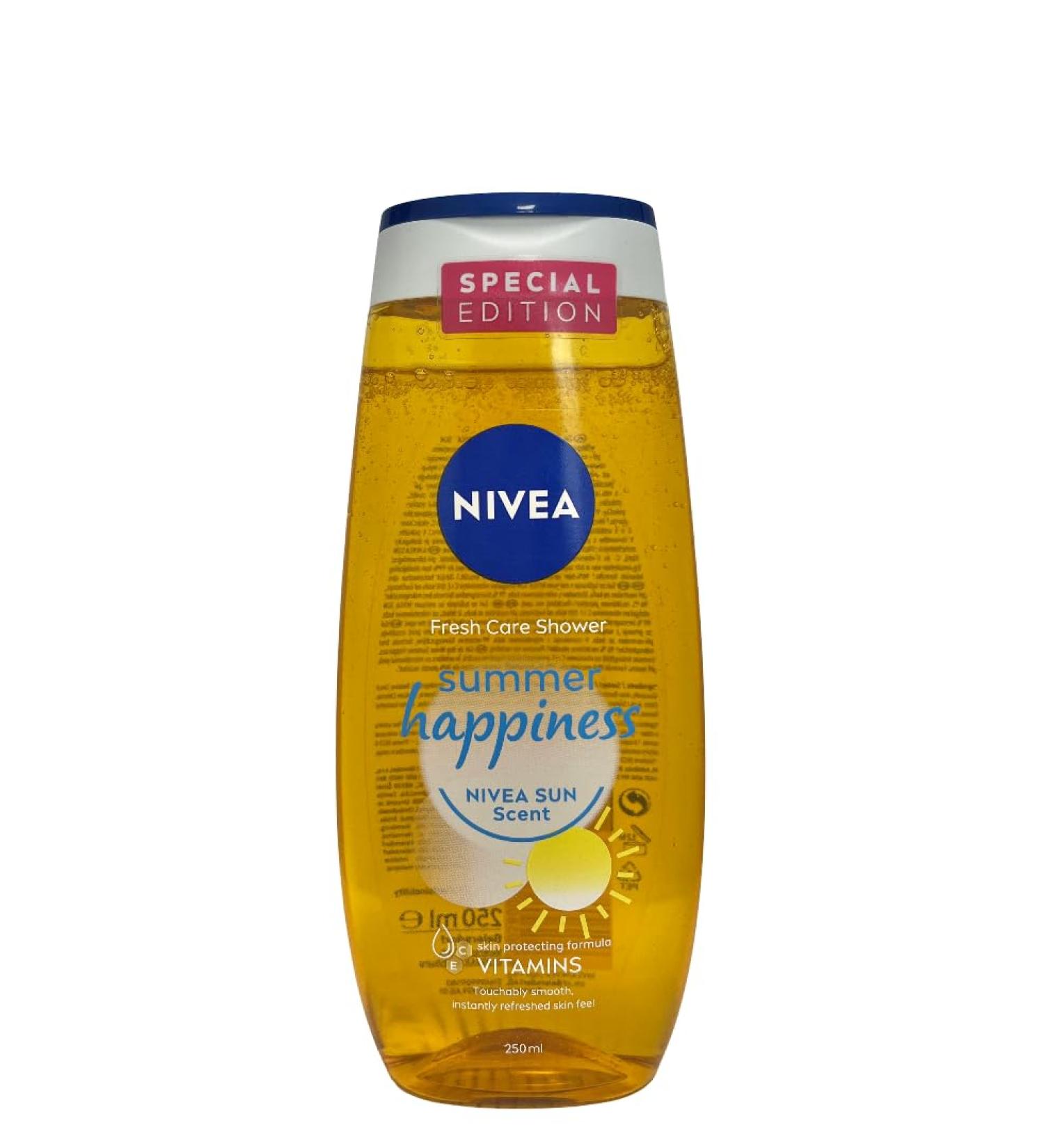 Beiersdorf NIVEA Shower gel Love Sunshine 6 packs of 250 ml total 1500 ml Sun - Buy Online on GoSupps.com
