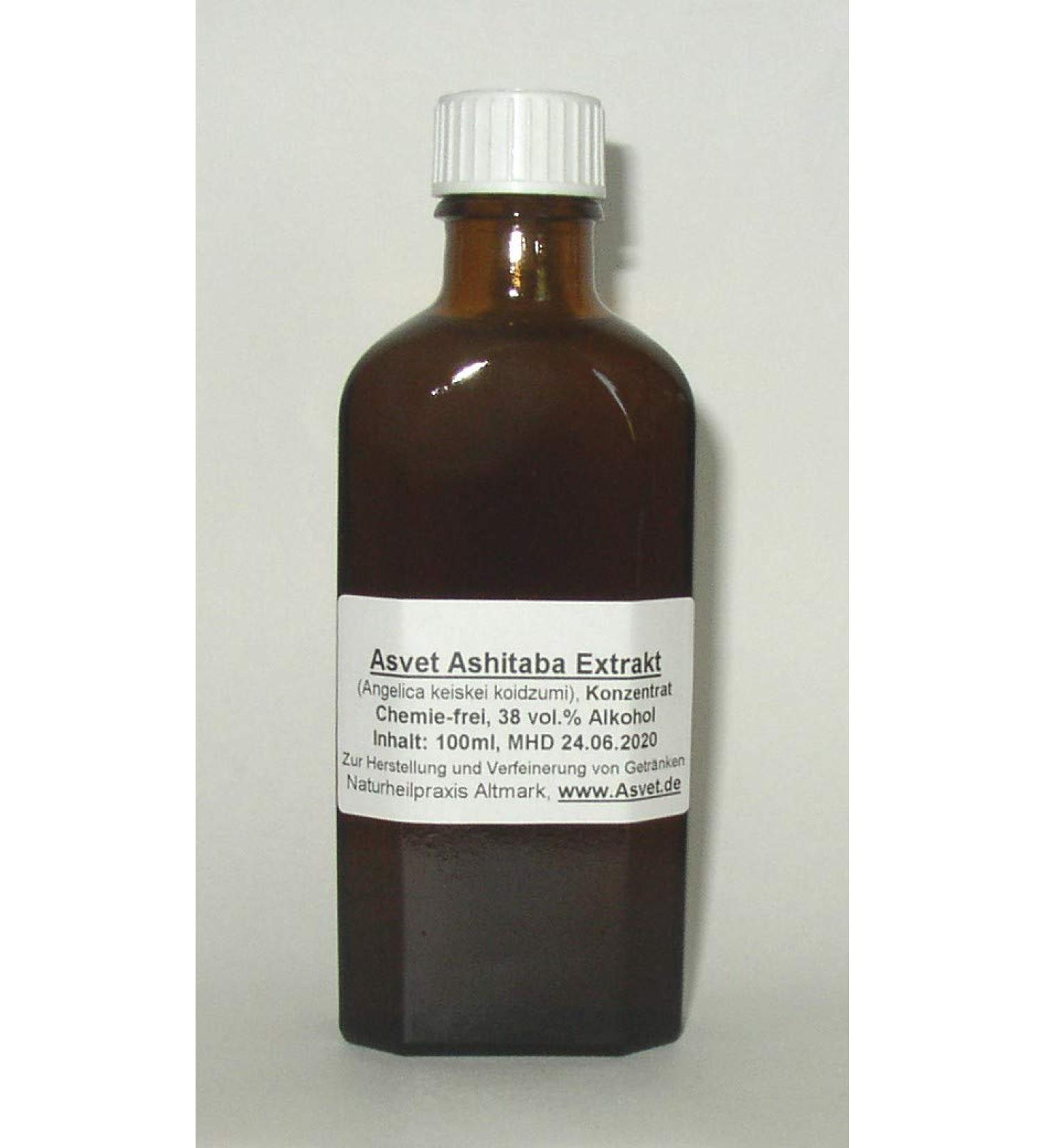 Asvet 100ml Ashitaba drops fresh plant extract Angelica keiskei koidzumi