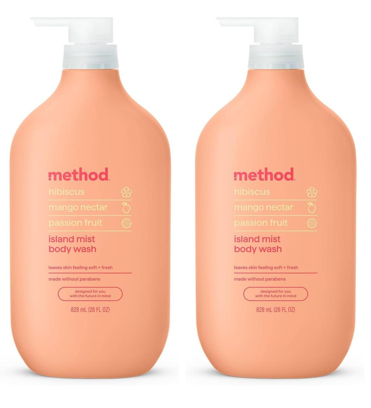Method Body Wash Island Mist 28oz (Pack of 2) 28 Fl Oz (Pack of 2) - Buy Online on GoSupps.com