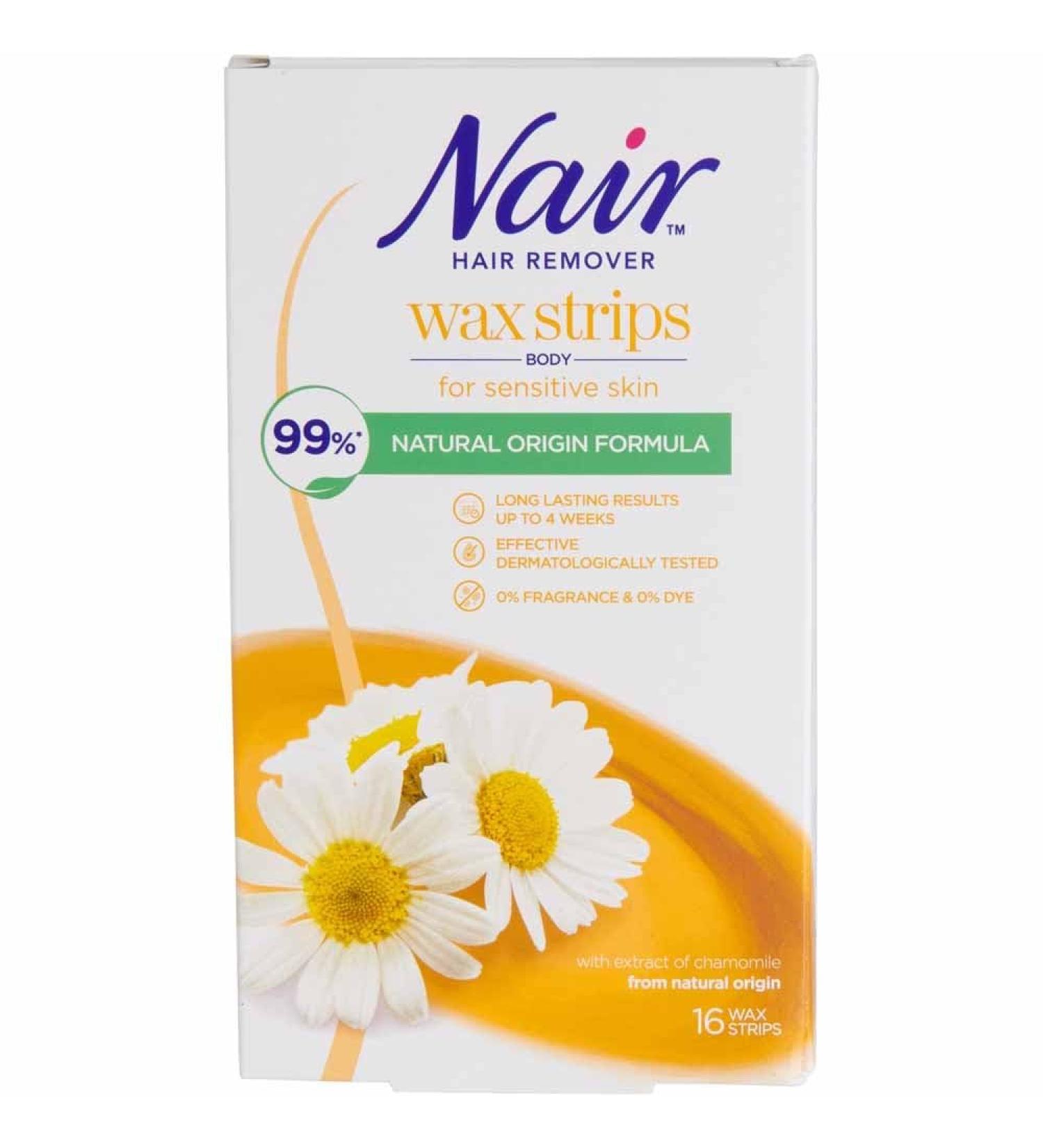 nair bandes de cire pour le corps 16