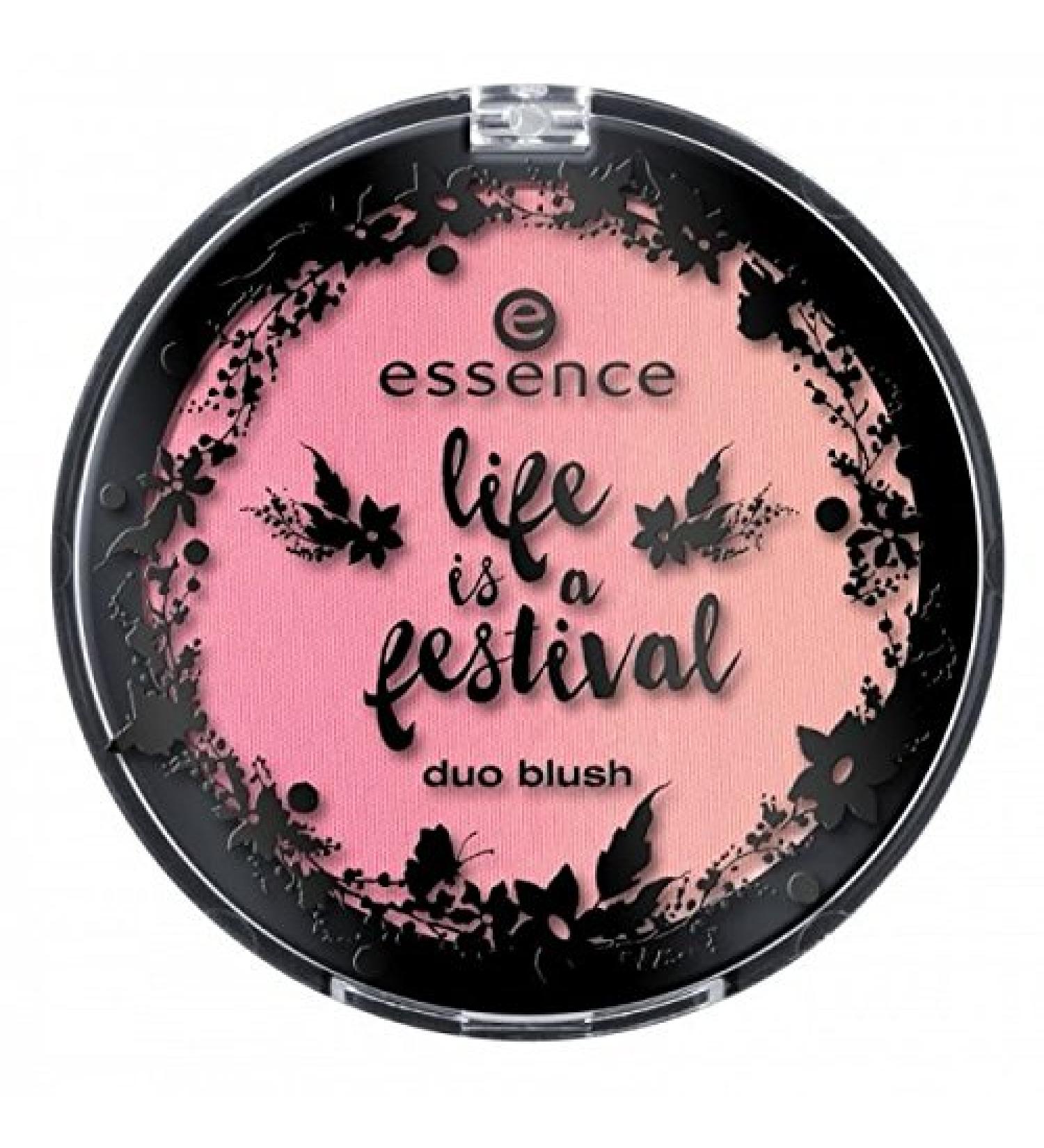 Essence Life is a Festival Duo Blush No. 01 hippie hooray Contents: 7.82g two -color blush for a fresh natural complexion.