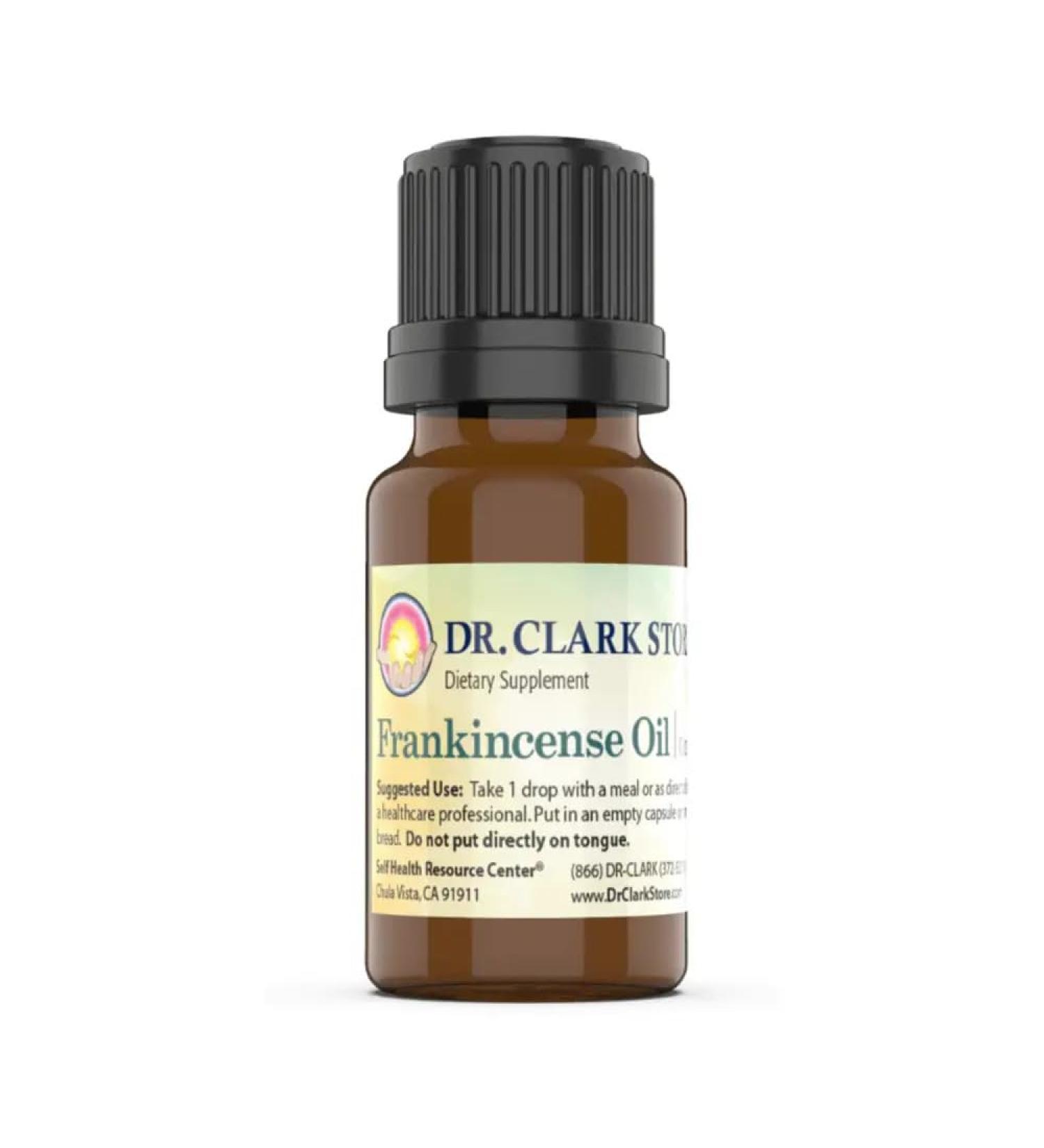Dr. Clark Frankincense Oil 10cc, 100% Pure Essential Oil for Aromatherapy & Skin Health - Buy Online on GoSupps.com
