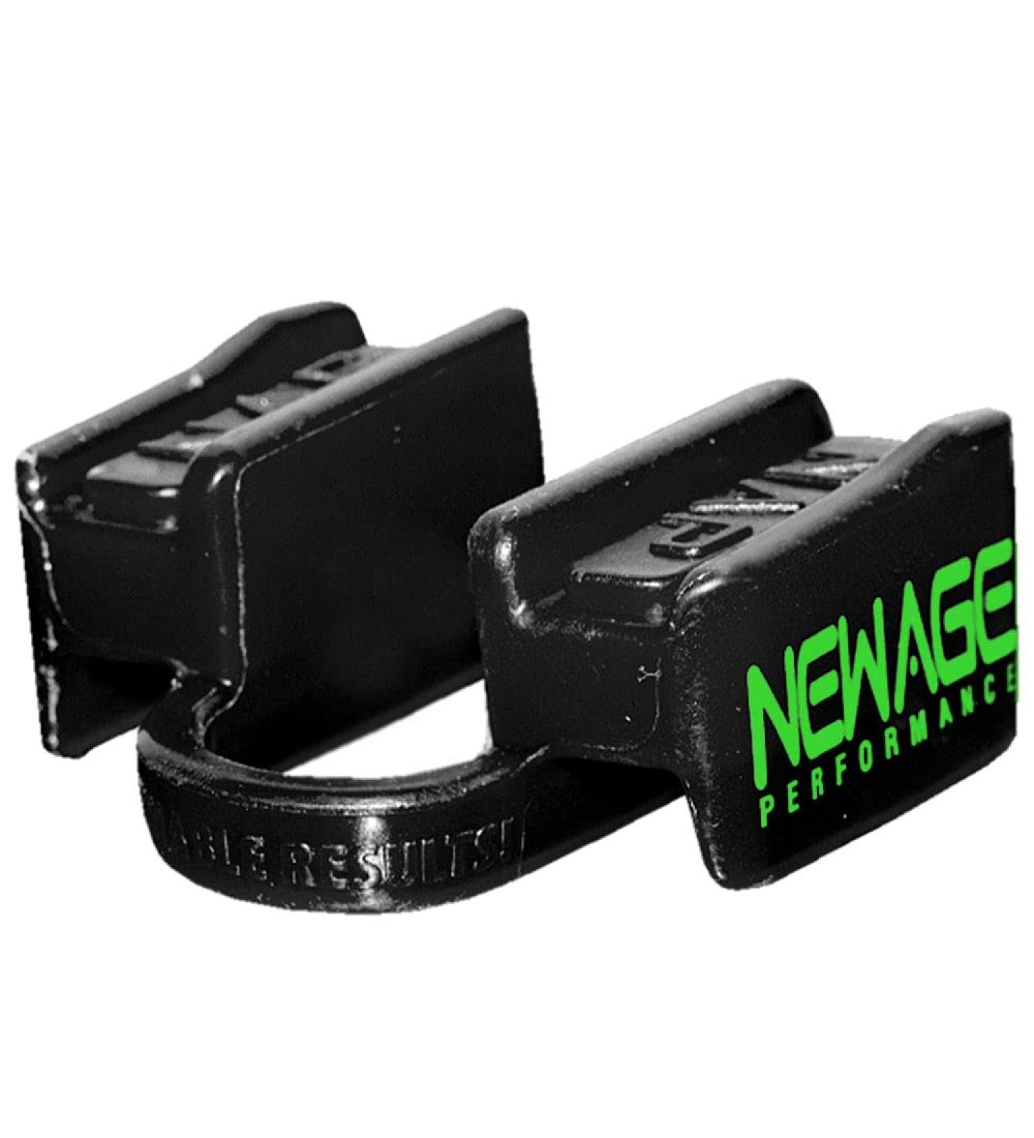 New Age Performance 6DS Sports Mouthpiece - Jaw Stabilizer for Weightlifting & Non-Contact Sports (Black) - Buy Online on GoSupps.com