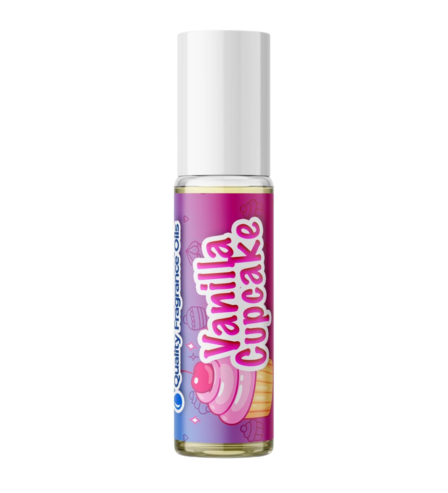 Quality Fragrance Oils' Vanilla Cupcake Body Oil (10ml Roll On) Signature: Vanilla Cupcake 0.34 Fl Oz (Pack of 1) - Buy Online on GoSupps.com