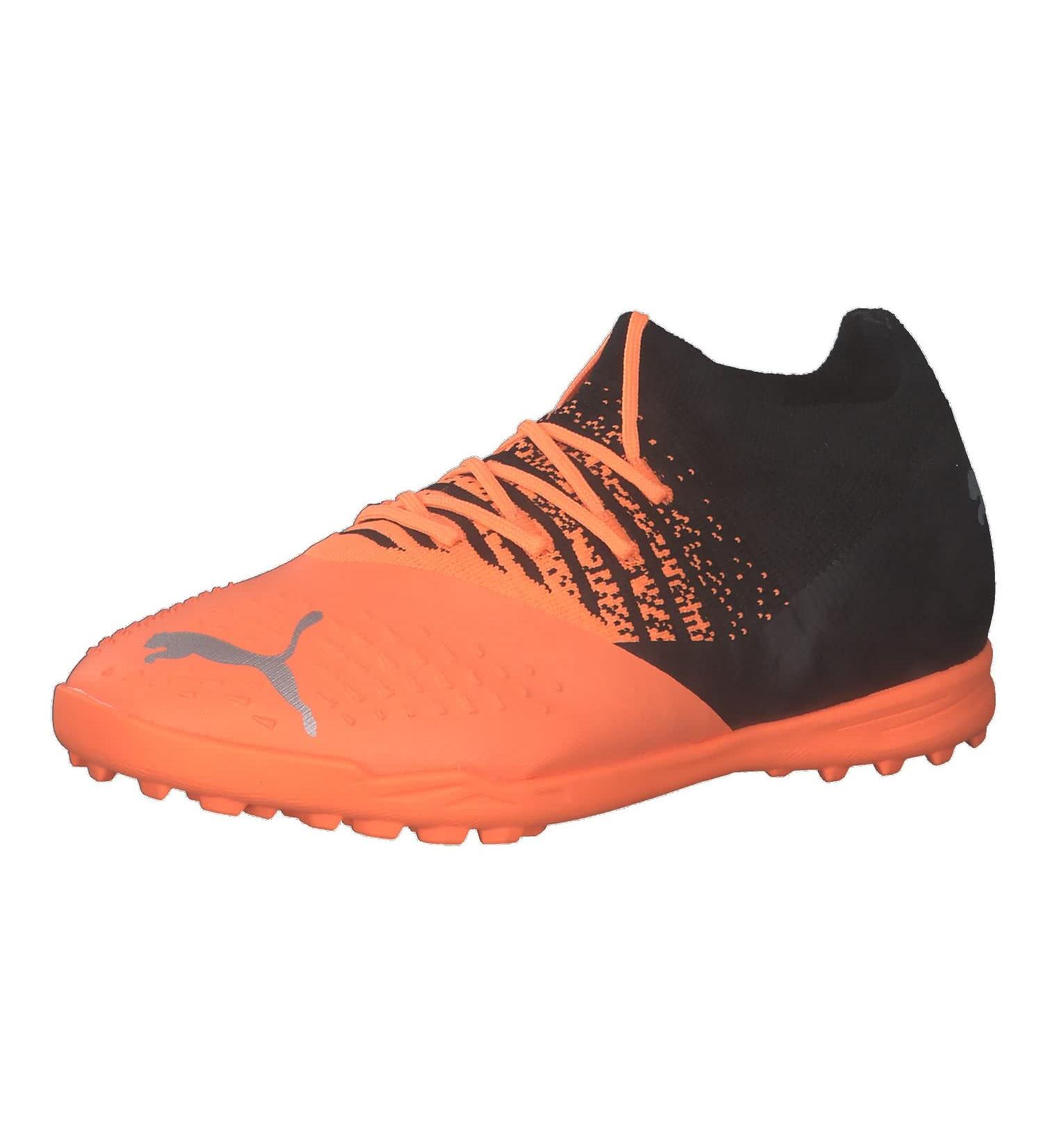 PUMA Unisex Kids Future Z 3.3 TT Jr Football Shoe - Neon Citrus & Diamond Silver | Size 28 EU - International Shipping Available - Buy Online on GoSupps.com