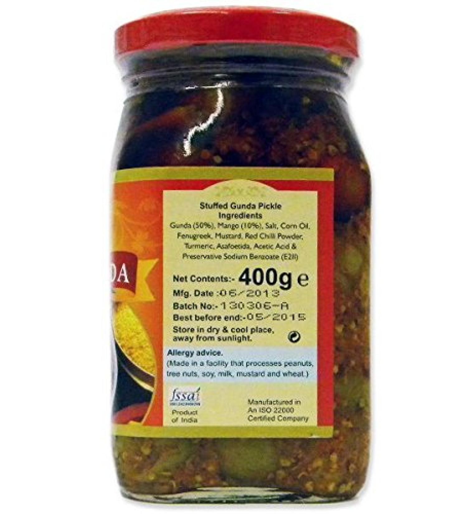 Rishta Cordia Pickle - Authentic Stuffed & Pickled Gunda Fruits - International Shipping Available - Buy Online on GoSupps.com