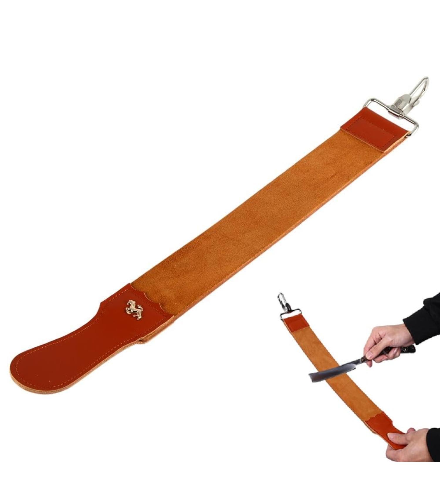 Premium Real Leather String Straps for Barber Razors - Durable & Sharp Folding Knife Accessories - Buy Online on GoSupps.com