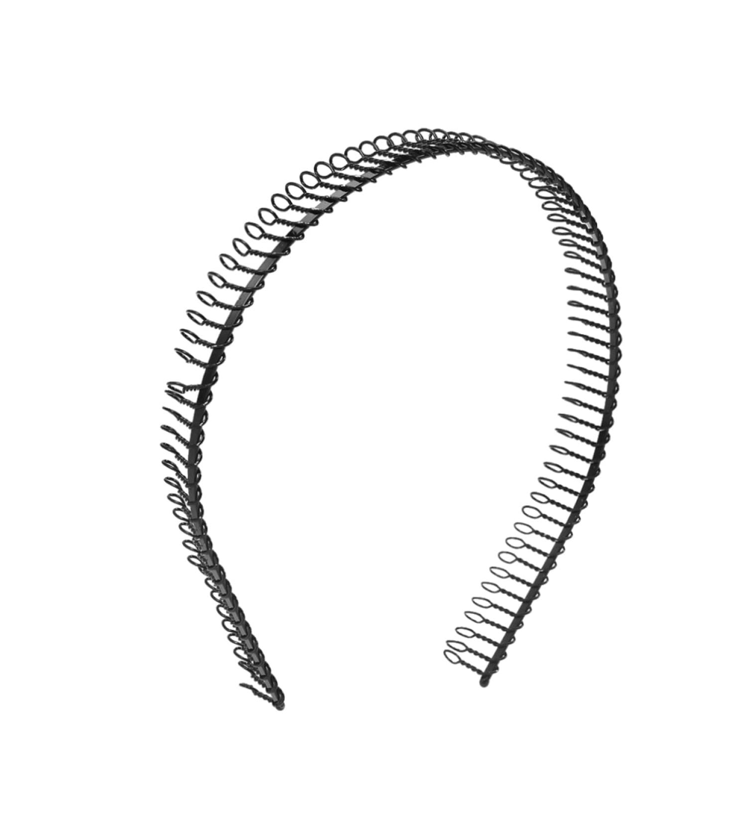 FRCOLOR Hair Band for Men Mens Headbands Princess Dresses for Girls Hair Jewels for Women Hair Accessories for Black Scrunchies Hair Bands Metal Teeth Comb Hair Piece Man Running - Buy Online on GoSupps.com