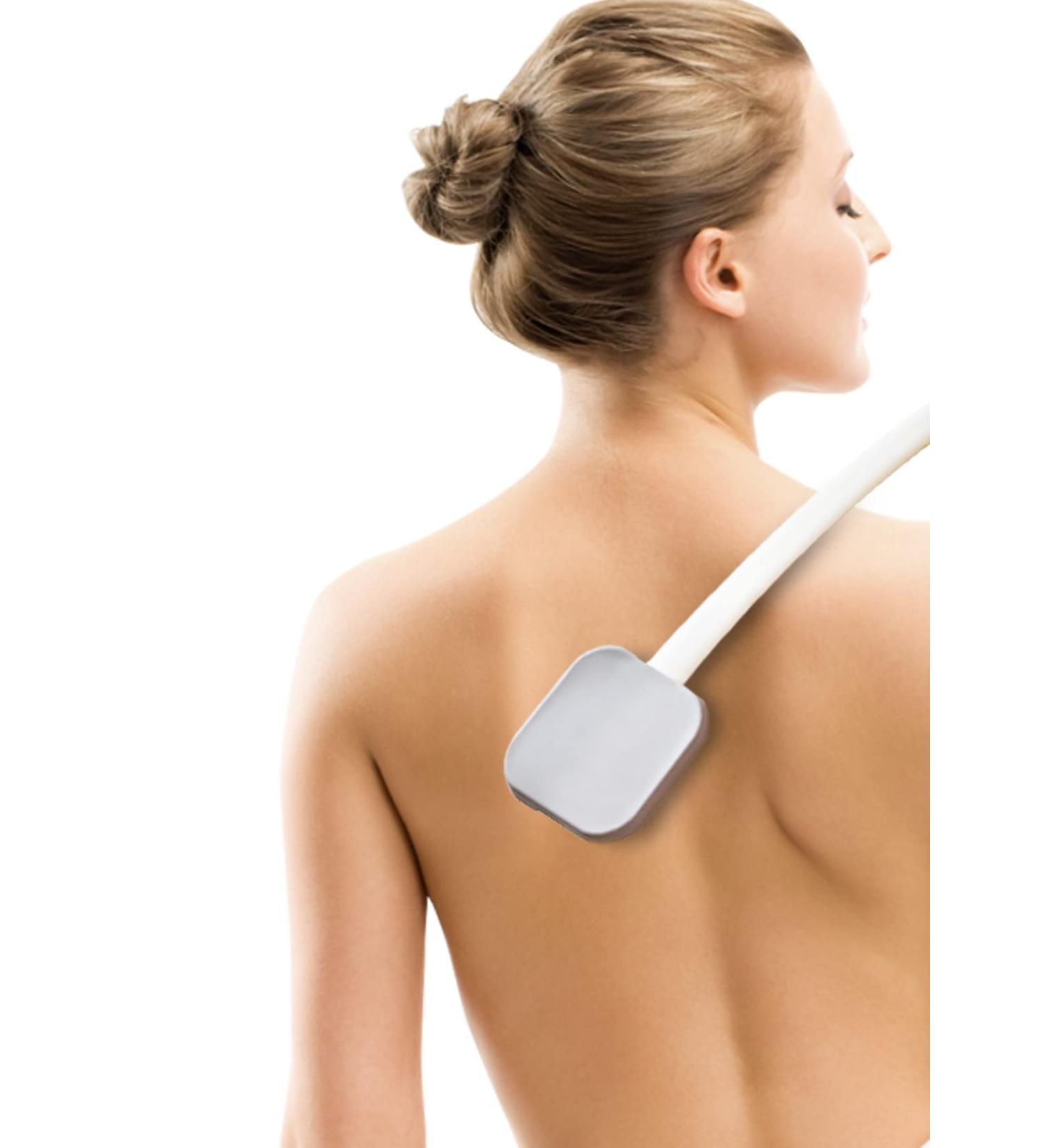KMINA Back Care Aid | Lotion Applicator & Long Handle Brush for Seniors | Includes 3 Sponges for Easy Application - Buy Online on GoSupps.com
