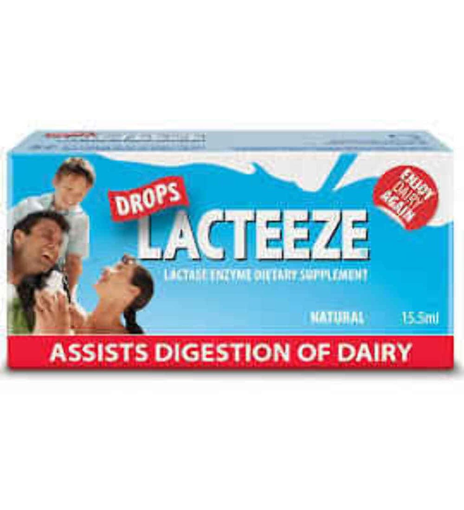 Lactase Enzyme Lacteeze Drops 15.5 ml Liquid by Gelda Sci (1)