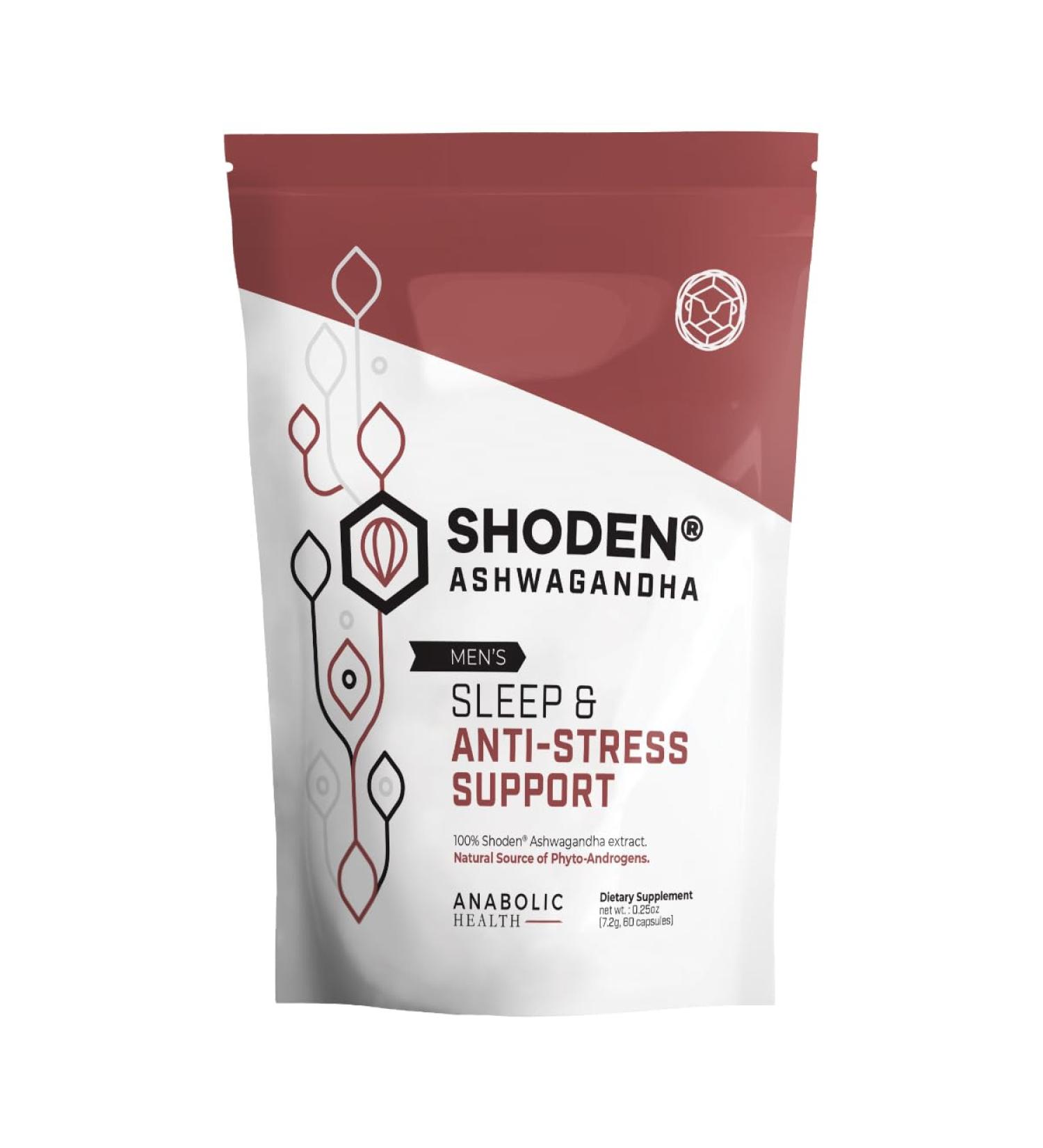 Ashwagandha Extract with Shoden 35% Withanolide Glycosides Adaptogenic Support for Energy Recovery and Sleep 60 Capsules - Buy Online on GoSupps.com