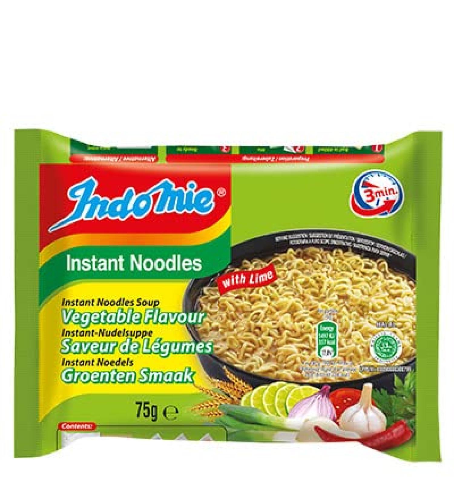 NOODLES INDOMIE Vegetable Noodles 75g pack of 5