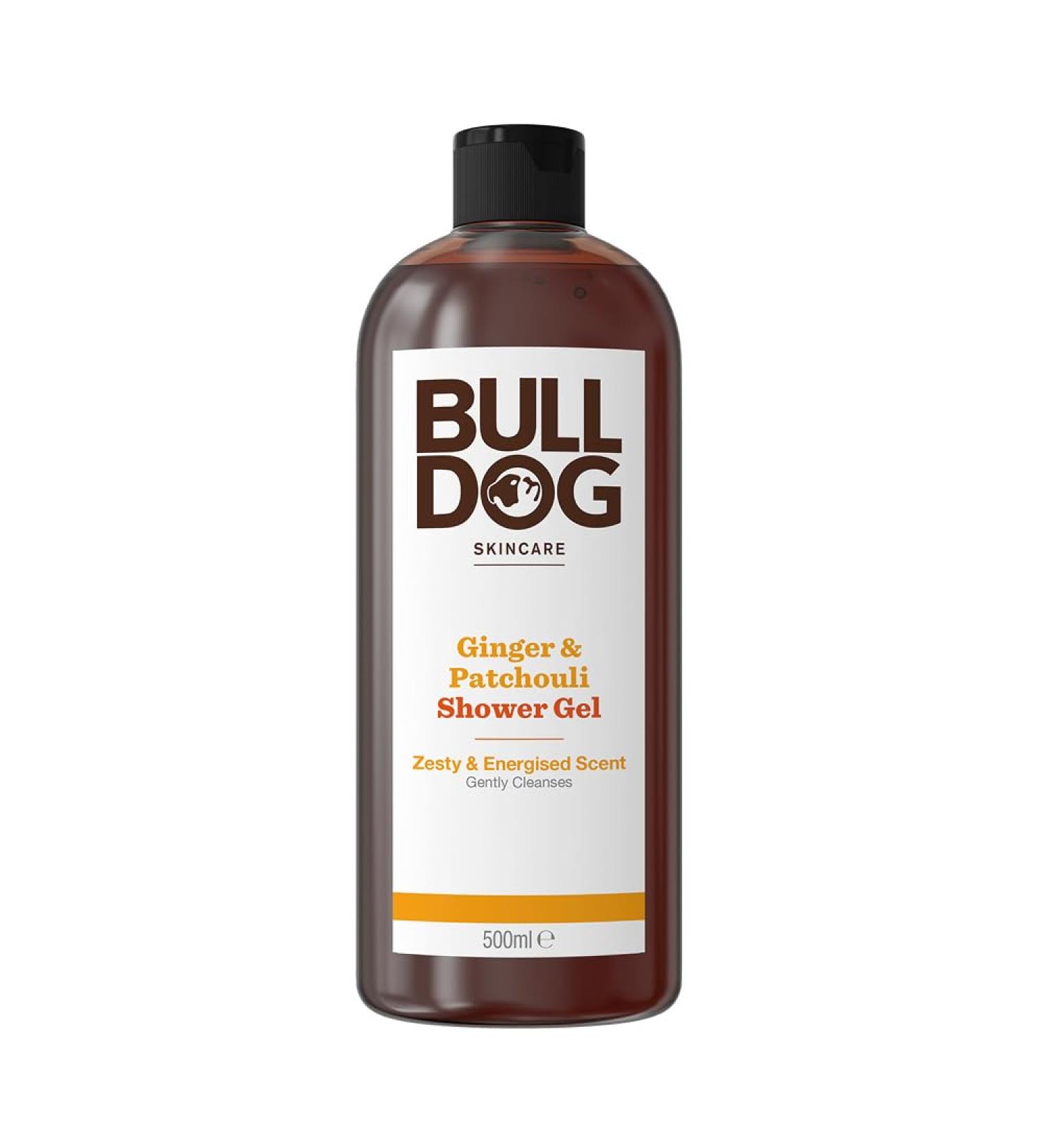 Bulldog Skincare Ginger and Patchouli Shower Gel - Zesty & Energising Scent | 500 ml (Pack of 1) - Buy Online on GoSupps.com