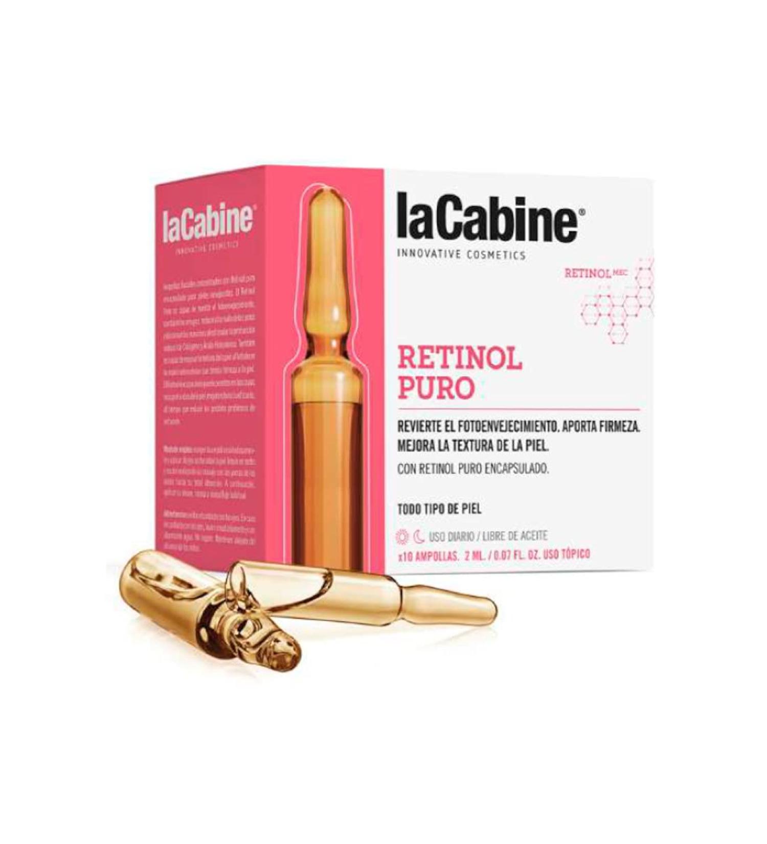 La Cabine Pure Retinol 10 Ampoules - 2ml Each - One Size - No Colour - Buy Online on GoSupps.com