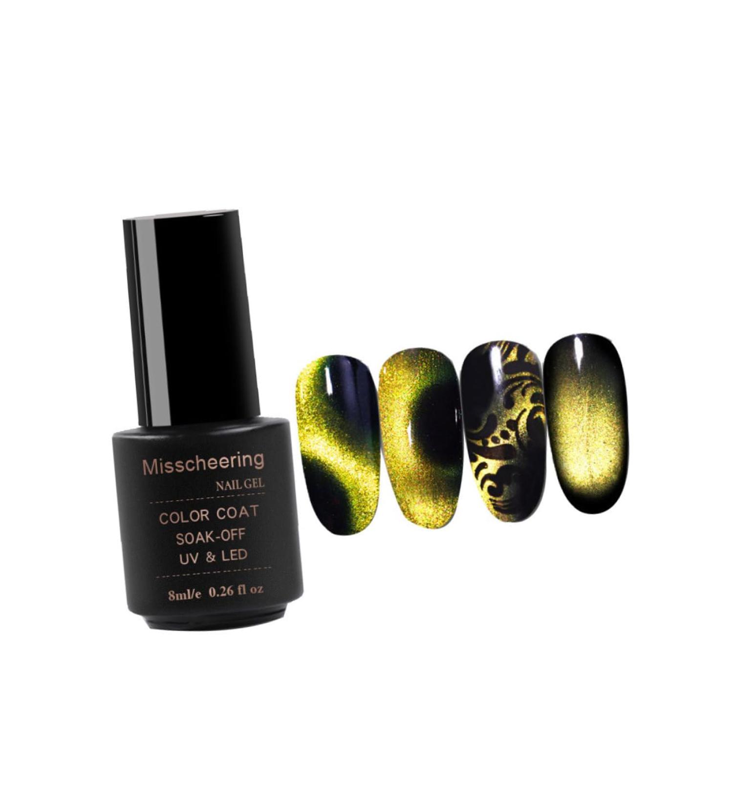 Balacoo gel for nails magnetic nail polish nail gel 5d gel polish Cat Eye Gel double head beetle 9d 1 count (Pack of 1) As Shown - Buy Online on GoSupps.com