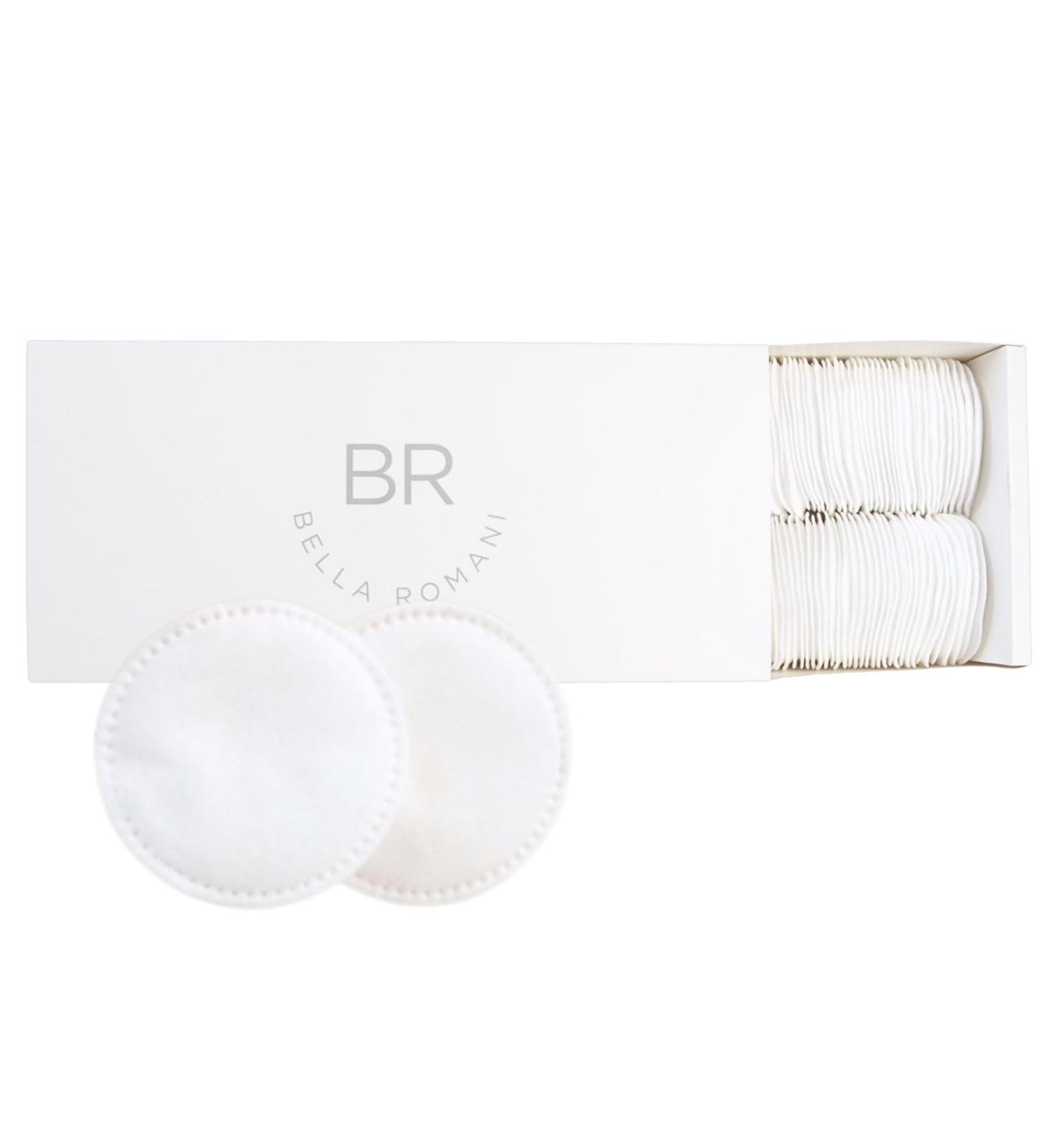 Organic Cotton Rounds Makeup Remover Pads - 200 Pack | Eco-Friendly Lint-Free Compostable & Ultra Soft for Nail Polish Removal - Triple Layer Quality - Buy Online on GoSupps.com