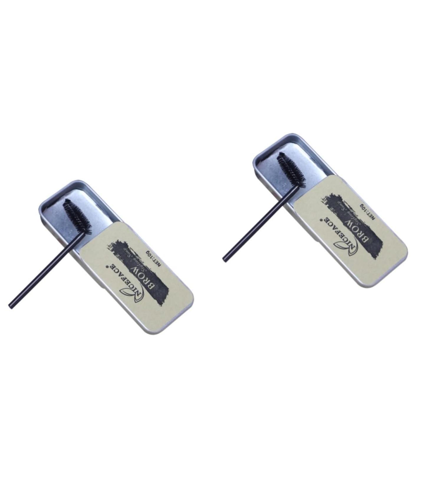 NOLITOY 2 Sets Eyebrow Soap Gel Brow Styling Cream Wax Eyebrow Cream Do Not Take off Makeup Supplies Woman 1 count (Pack of 1) Assorted Colorx2pcs - Buy Online on GoSupps.com