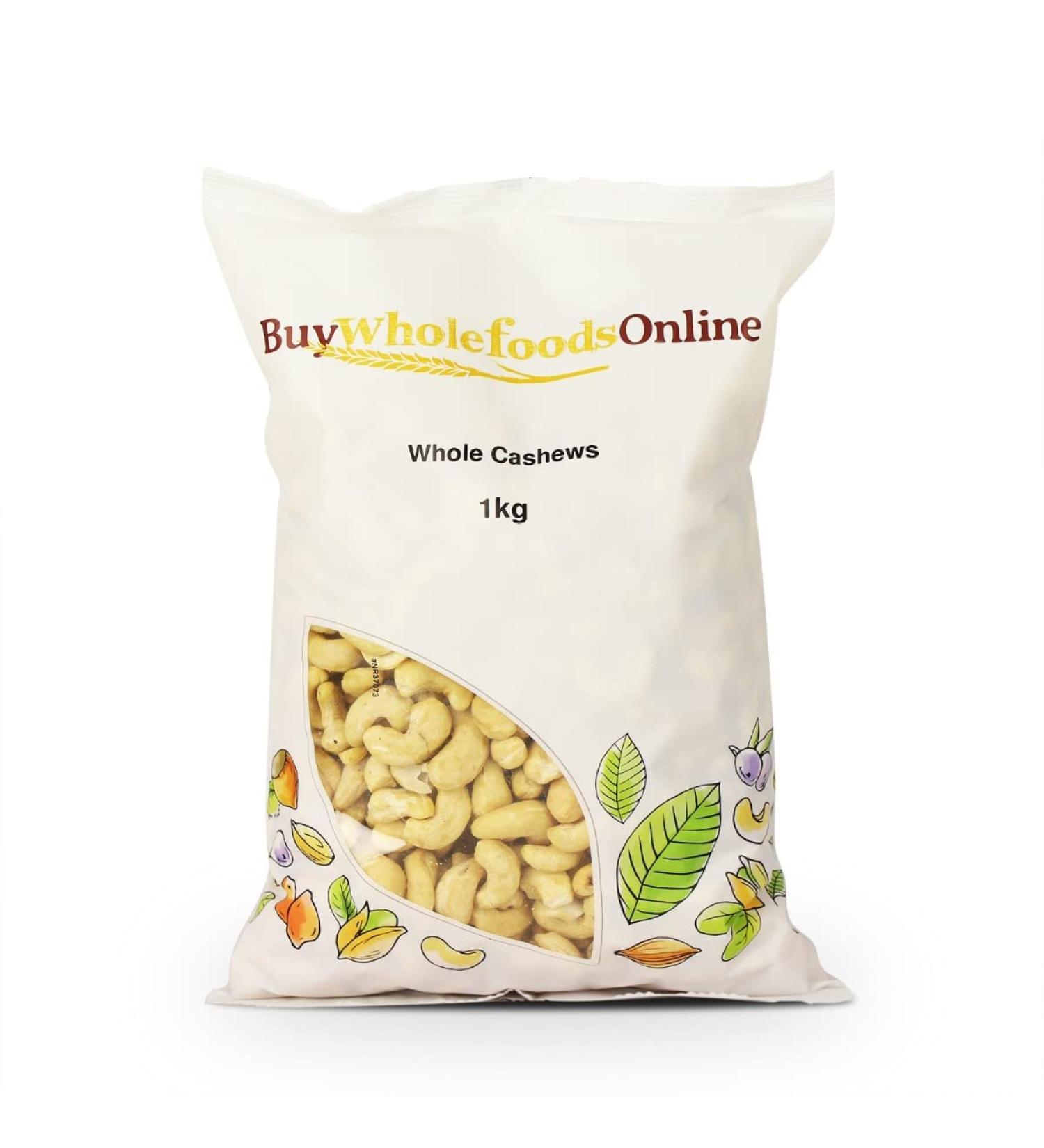 Cashew Nuts Whole 1kg (BWFO)