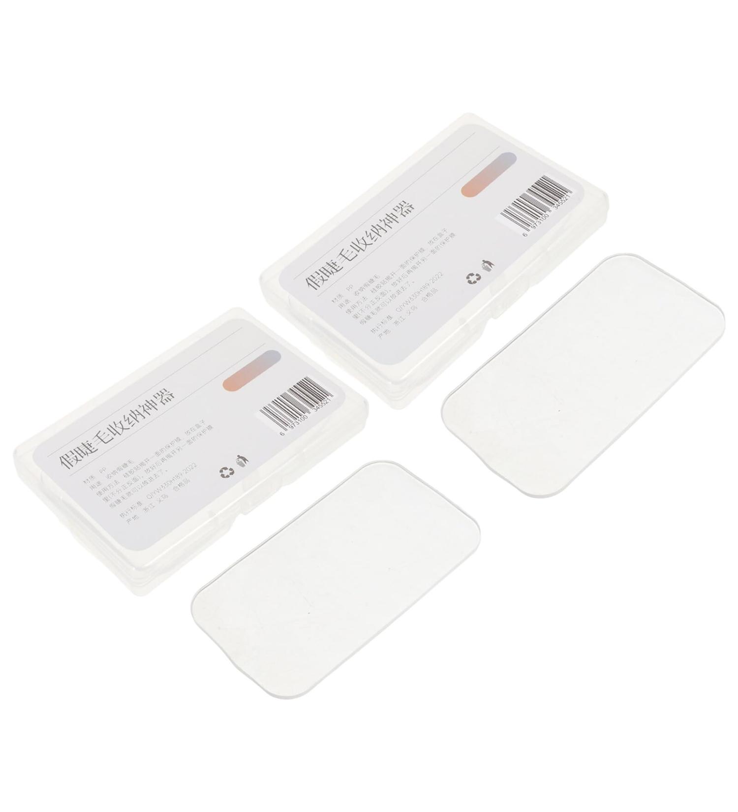 Cabilock Lot de 2 Bo tes de Rangement pour Faux Cils Couvercle Herm tique tui Transparent Compact pour Extensions de Cils Protection Anti-Poussi re pour Voyage et Organisation - Buy Online on GoSupps.com