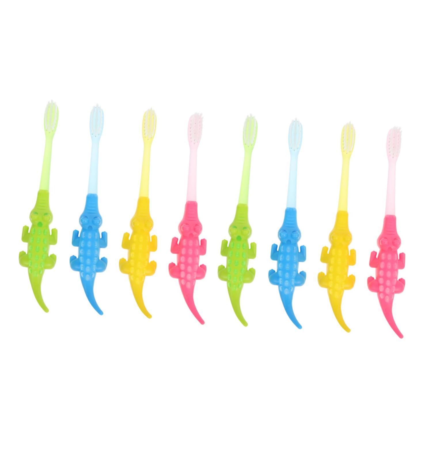 TOVINANNA 32 STK Small Krokodil Toothbrush - Fun Crocodile Design for Toddlers & Children | Kids' Cleaning Brush for Healthy Smiles - Buy Online on GoSupps.com
