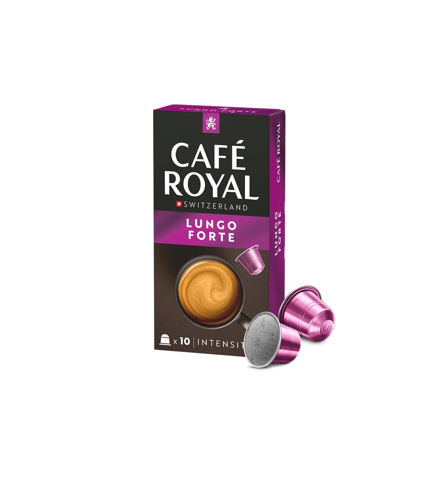 Caf Royal Caf Royal Lungo Forte 10 Nespresso compatible capsules (aluminum intensity 8/10)