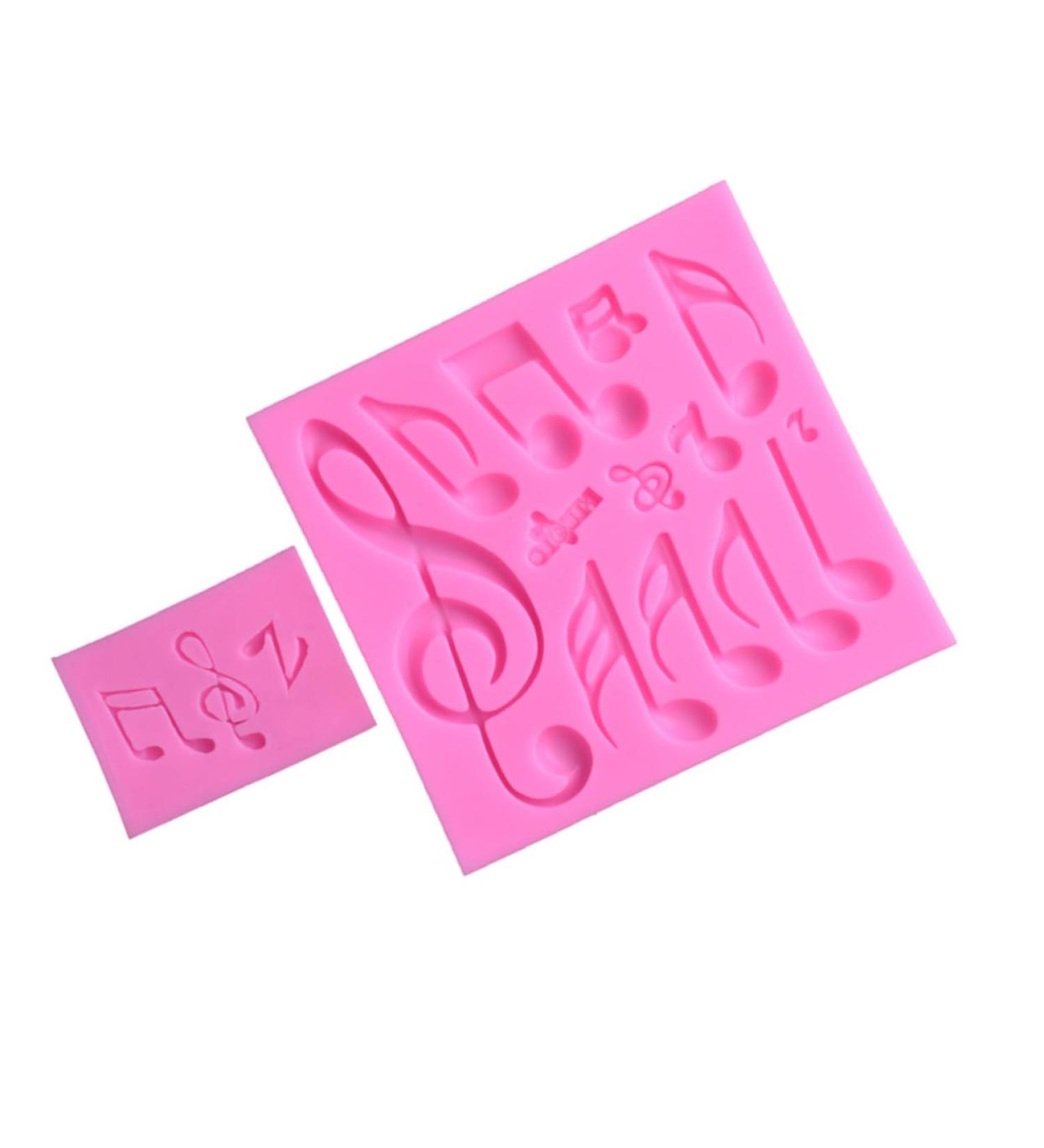 Milisten 2pcs Candy Cupckake Topper Mold Cake Border Baby Shower Cake Decorating Music Fondant Mold Silicone Music Molds Silicone Cake Mold Silicone Molds Musical Baking Molds Chocolate - Buy Online on GoSupps.com