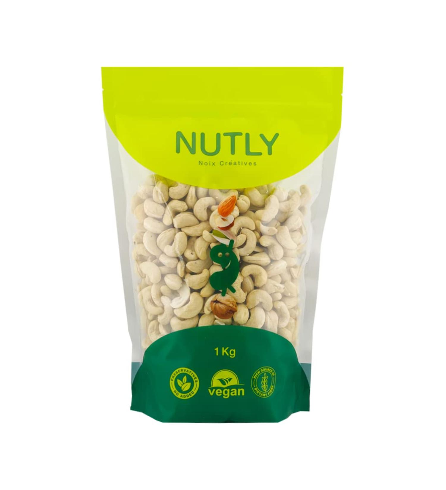 Cashews Raw NUTLY (1) 1.0 Kilograms - Buy Online on GoSupps.com