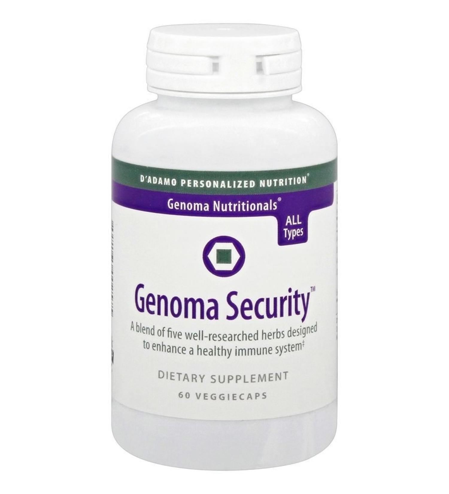 D'Adamo Genoma Security 60 Count - Personalized Nutrition Supplements - Buy Online on GoSupps.com